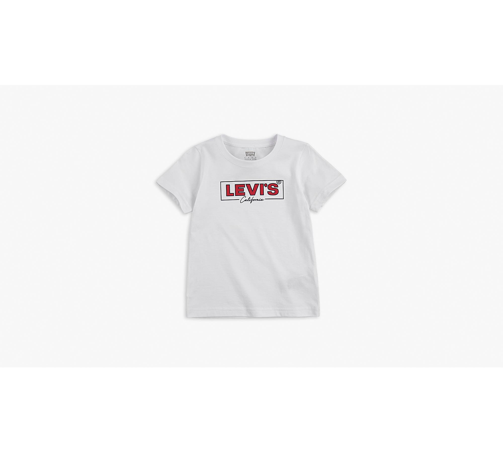 Little Boys 4-7x Levi’s® California Box Tee Shirt - White | Levi's® US