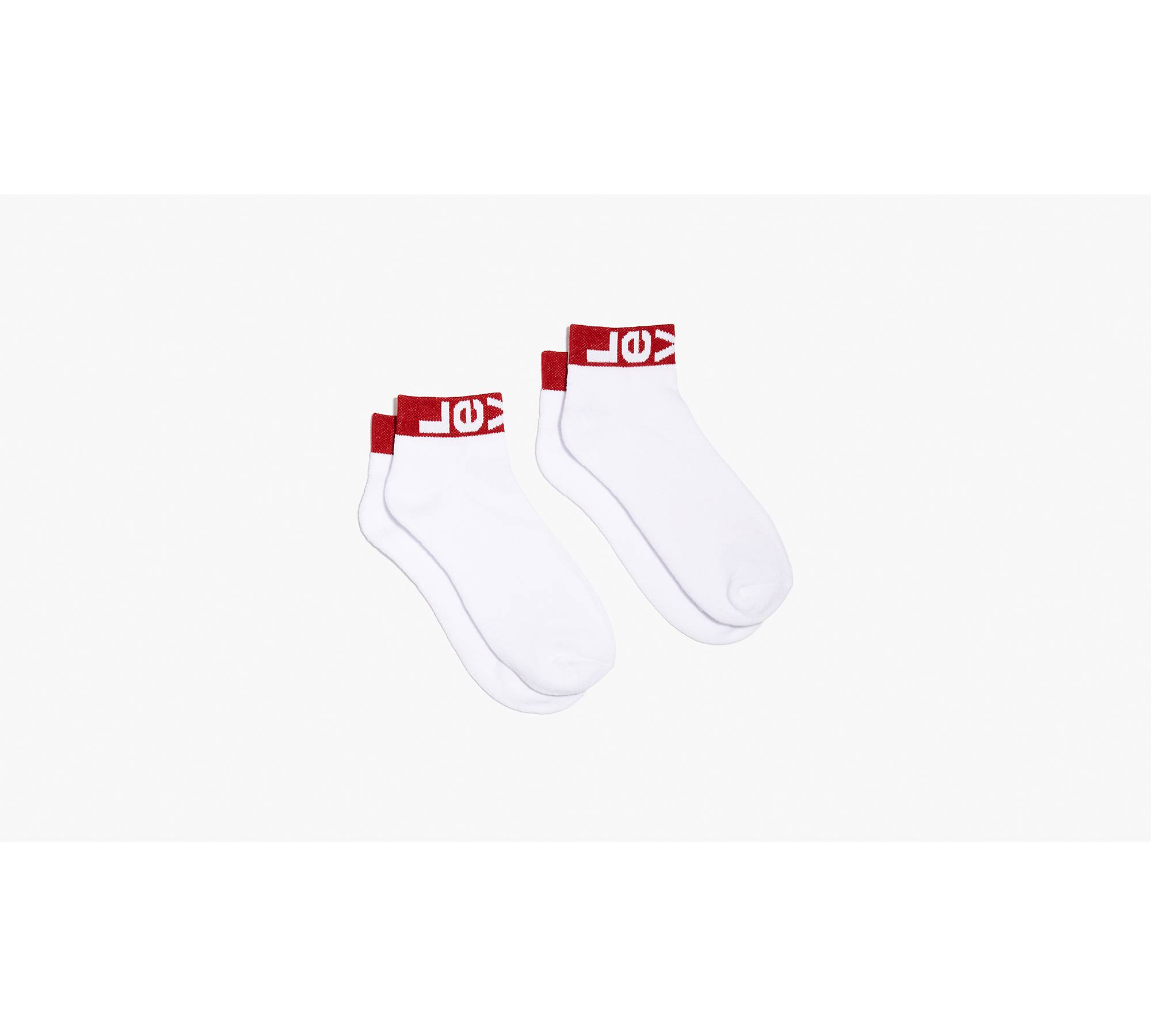 Mid Cut 2-pack Socks - White | Levi's® US