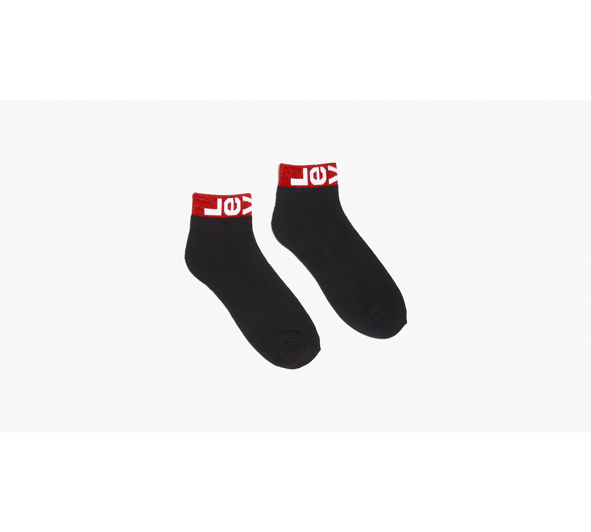 Mid Cut Ankle Socks - Black | Levi's® US