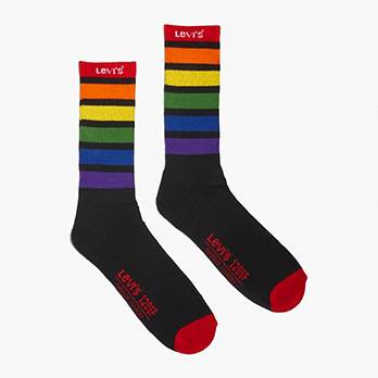Levi's® Pride Vintage Cut Socks (2 Pack) 2