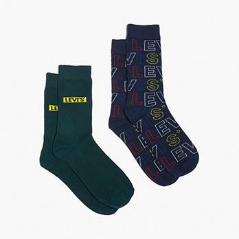 Levi's® Regular Cut Socks (2 Pack) 1