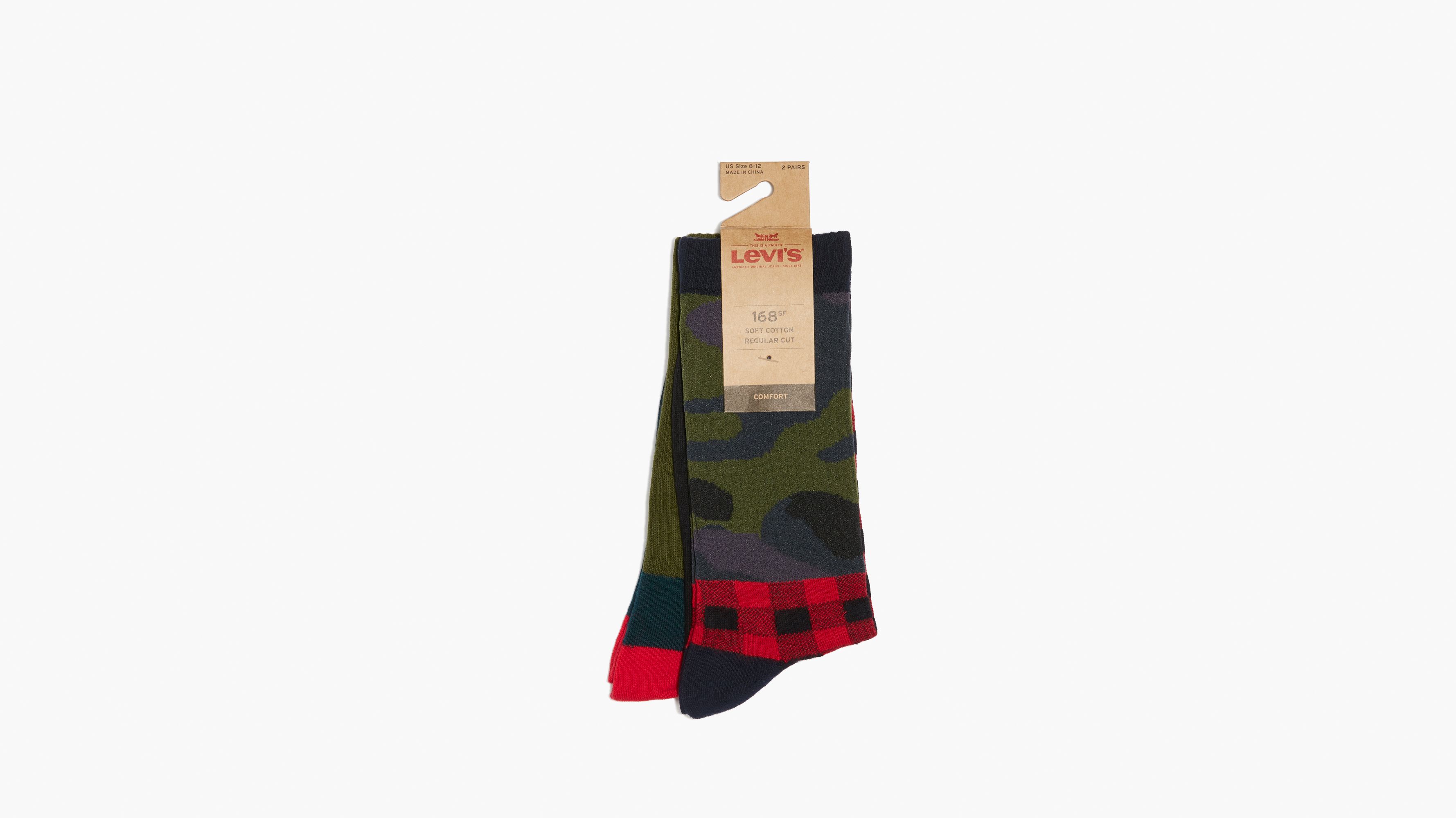 Levi's® Regular Cut Socks (2 Pack) 4