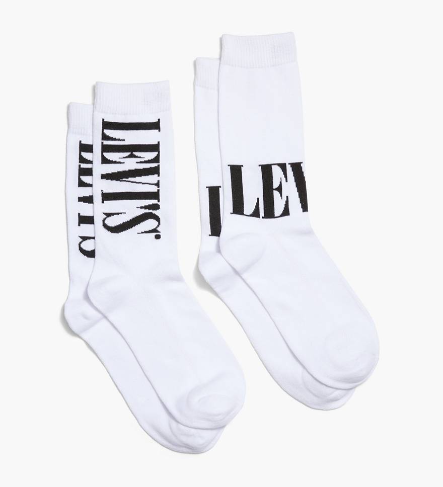 Levi's® Crew Cut Socks (2 Pack) 1