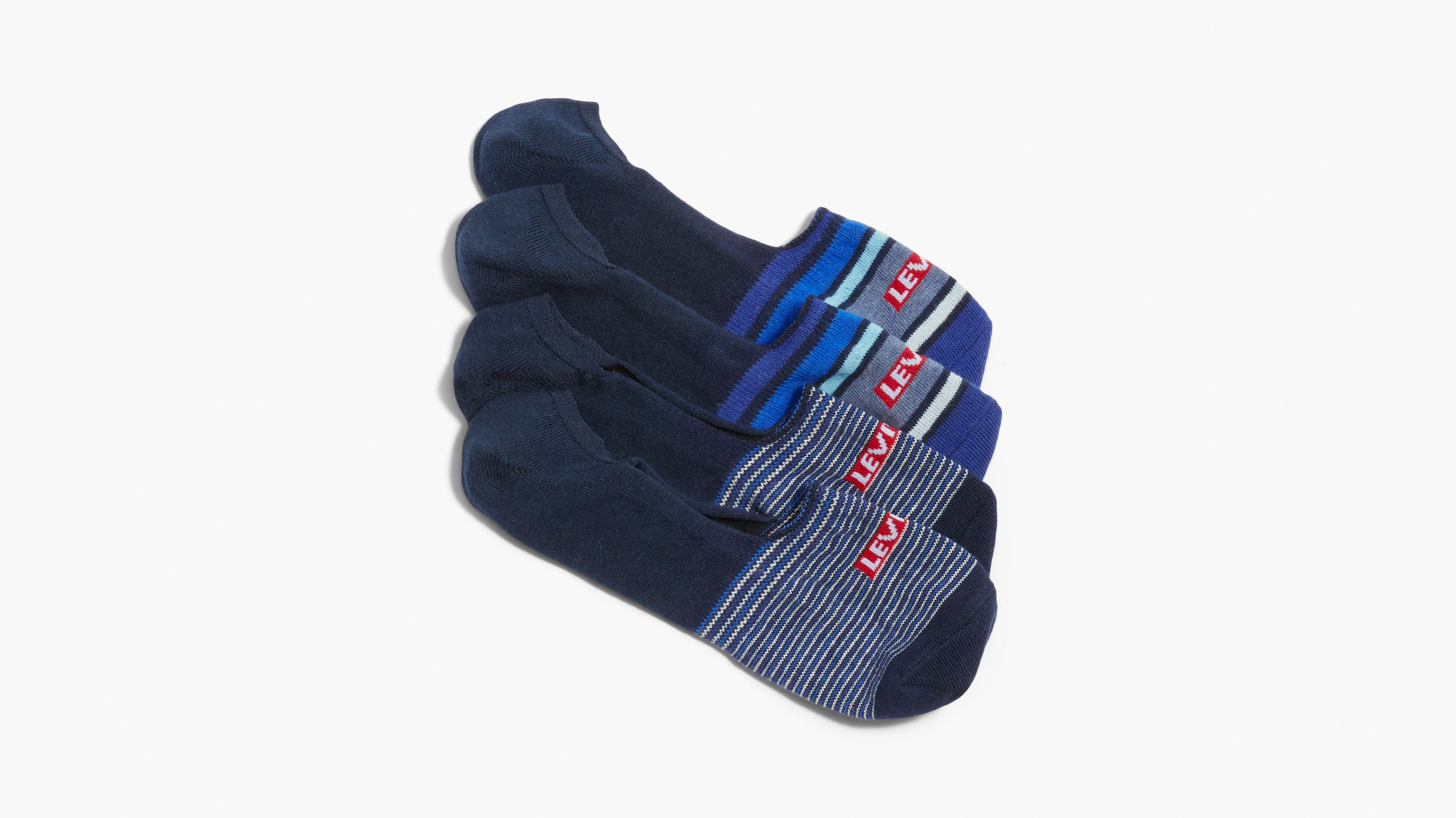 Levi's® No Show Socks (2 Pack) - Blue 