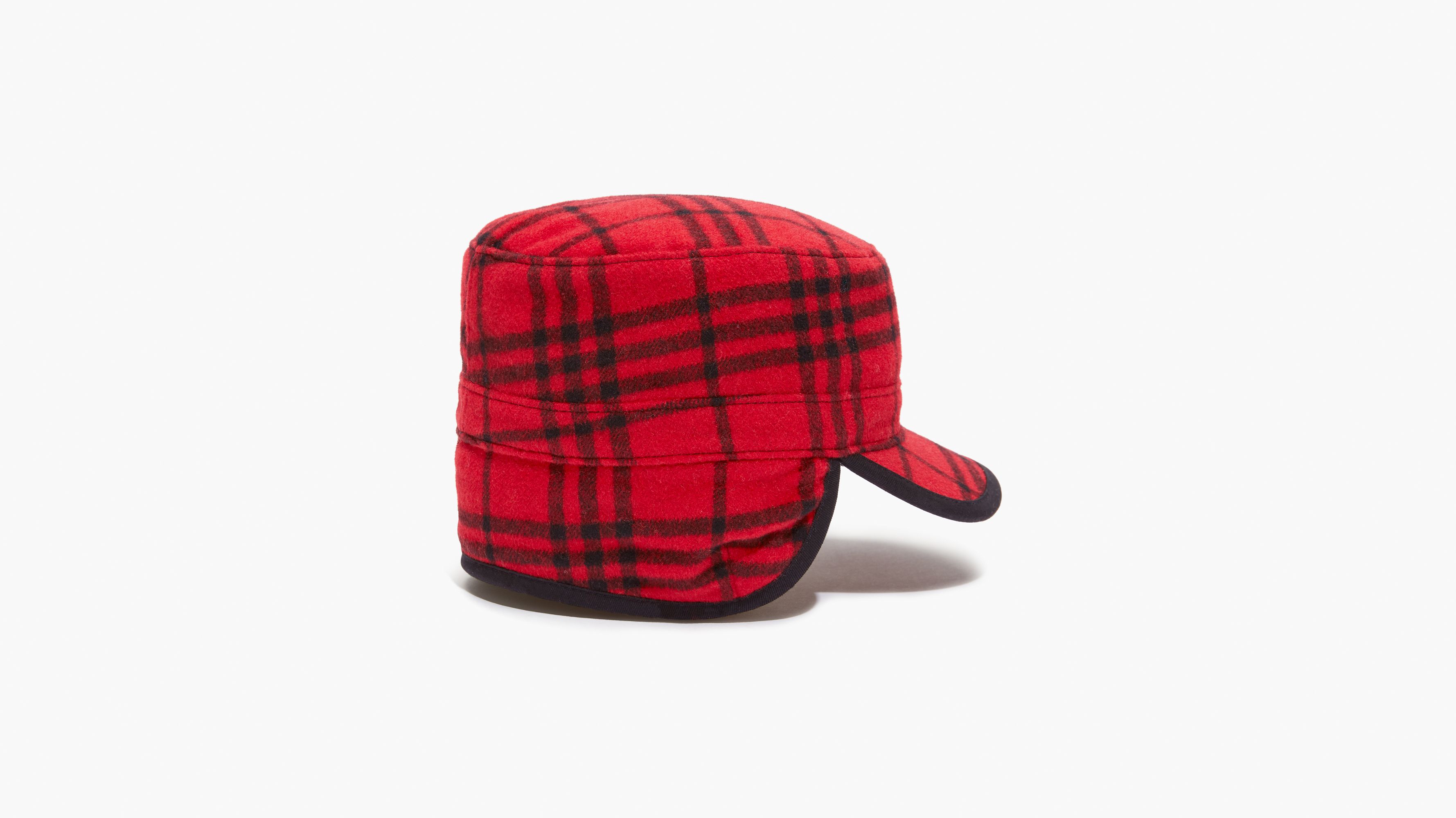 Winter Plaid Trapper Hat Red Levi's® US
