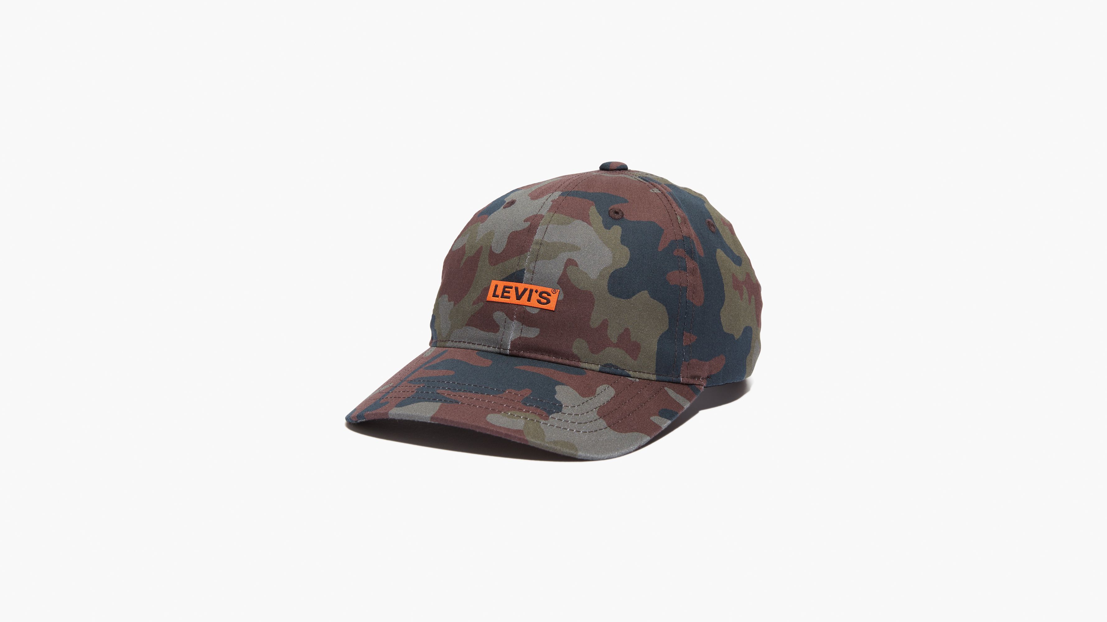 Camo Baby Tab Flex Fit Baseball Hat Brown Levi s US