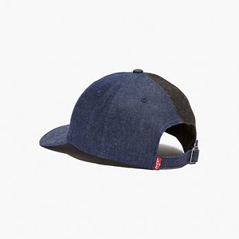 Split Denim Baseball Hat 2
