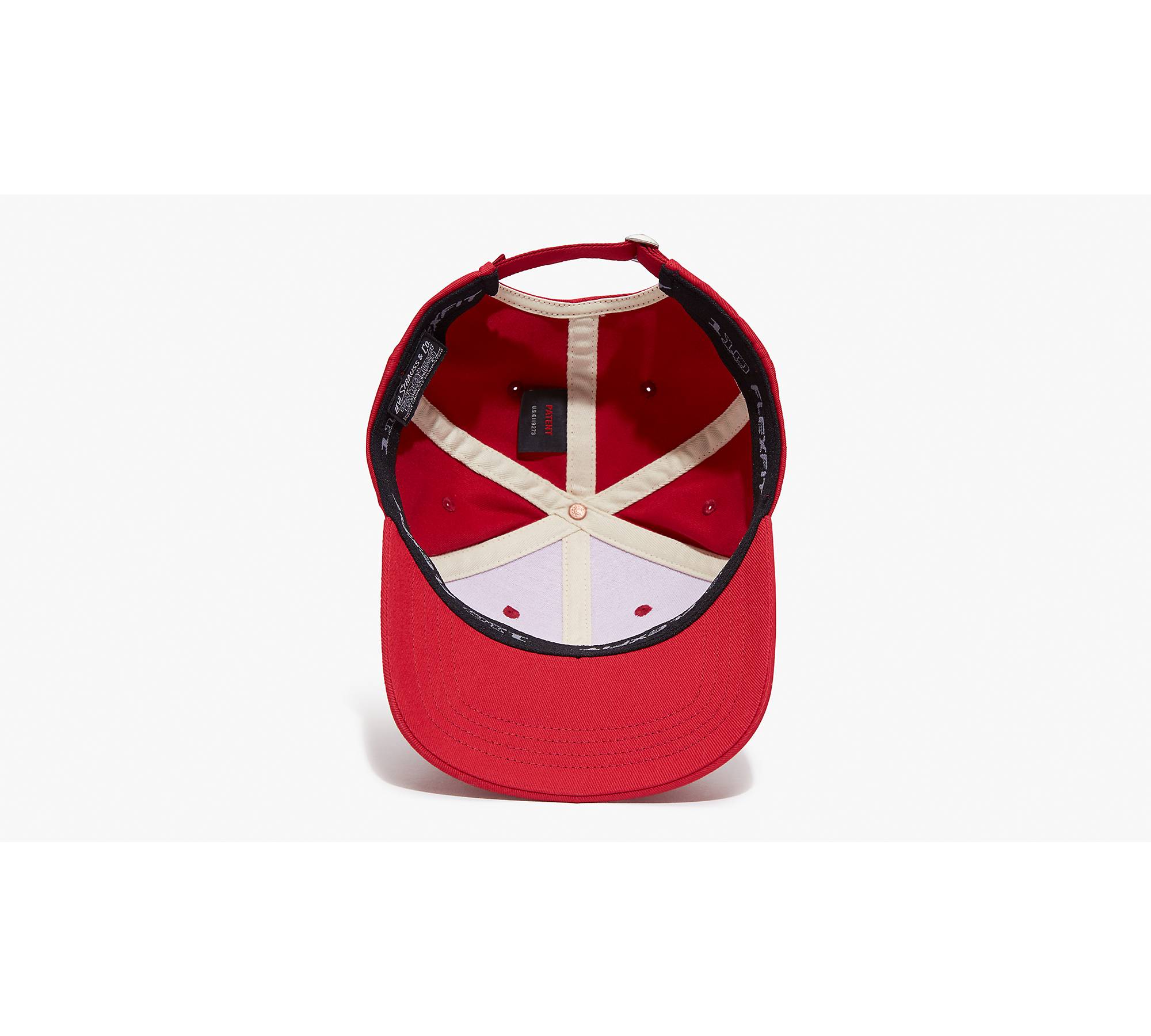 Levi's® Logo Flex Fit Baseball Hat - Red | Levi's® US