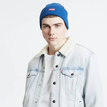 Levi’s® Logo Embroidered Slouchy Beanie 4