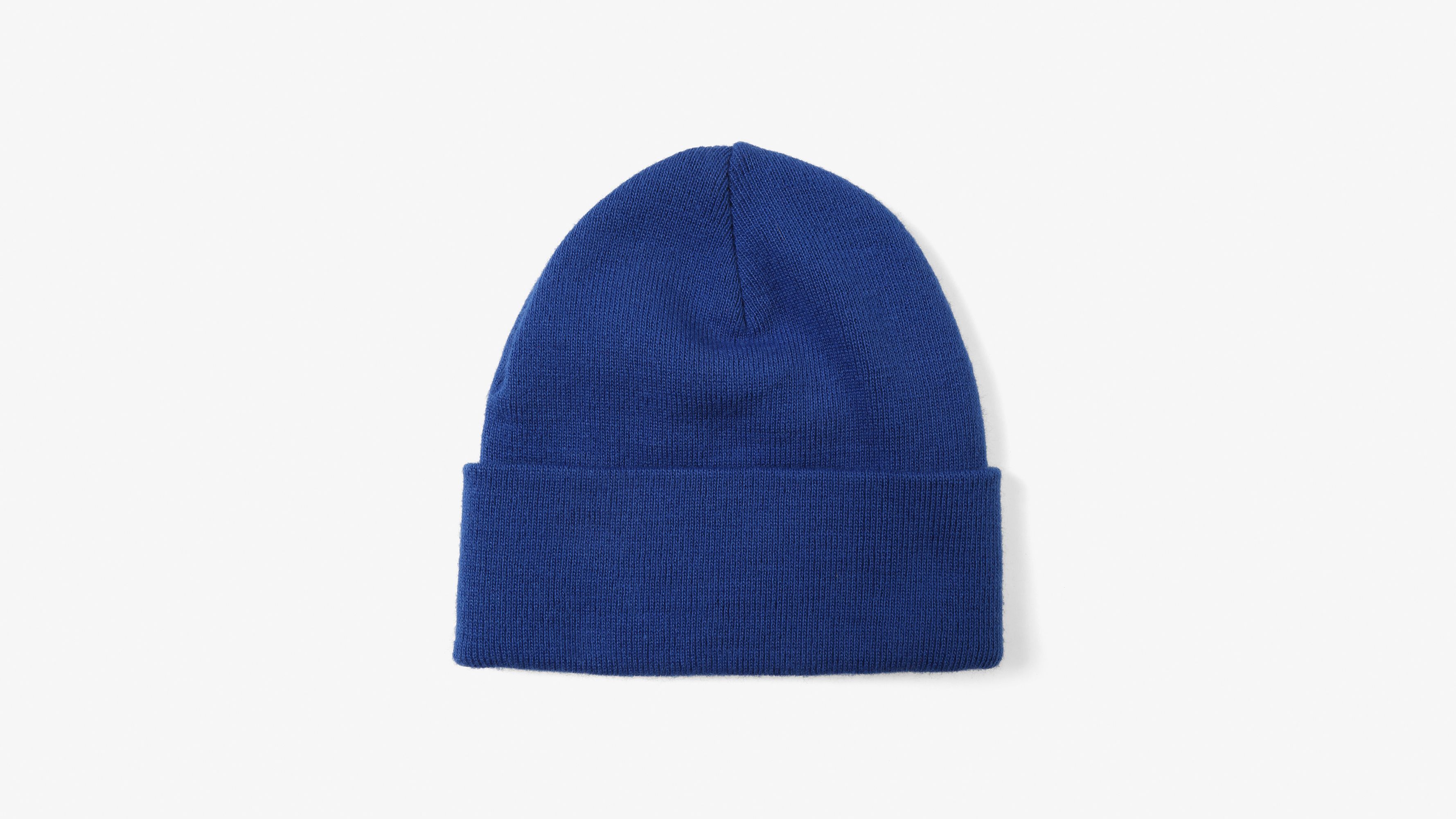 Levi's® Logo Embroidered Slouchy Beanie - Blue | Levi's® US