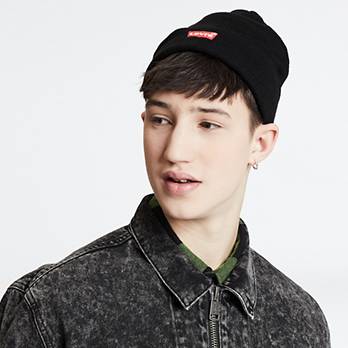Levi’s® Logo Embroidered Slouchy Beanie 4