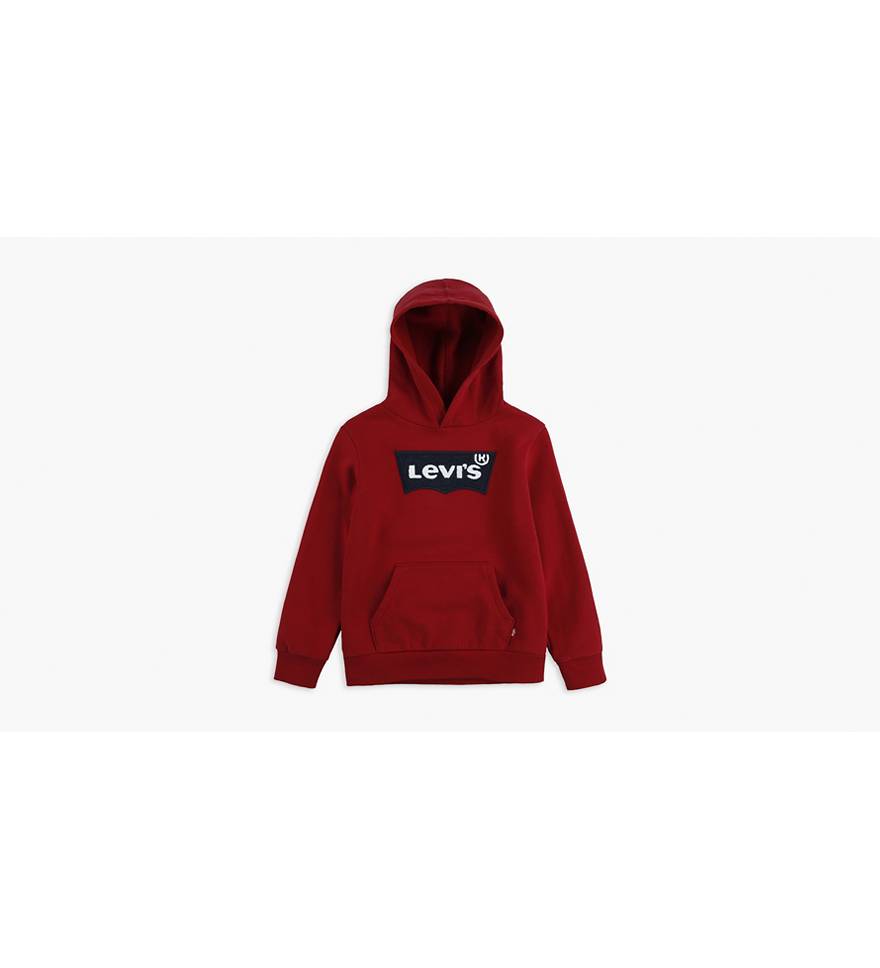 Little Boys 4-7x Classic Levi's® Logo Chenille Hoodie - Red | Levi's® US