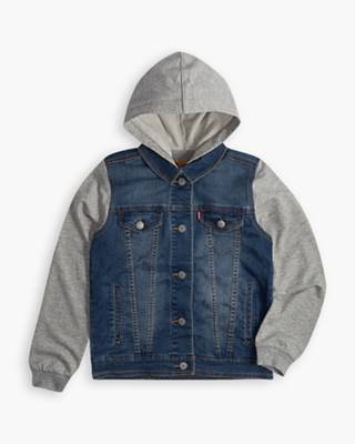Hybrid Trucker Jacket Big Boys S-XL 2