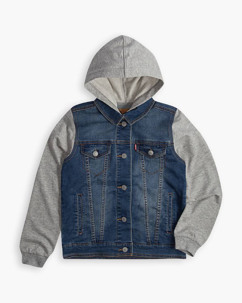 Hybrid Trucker Jacket Big Boys S-XL 2
