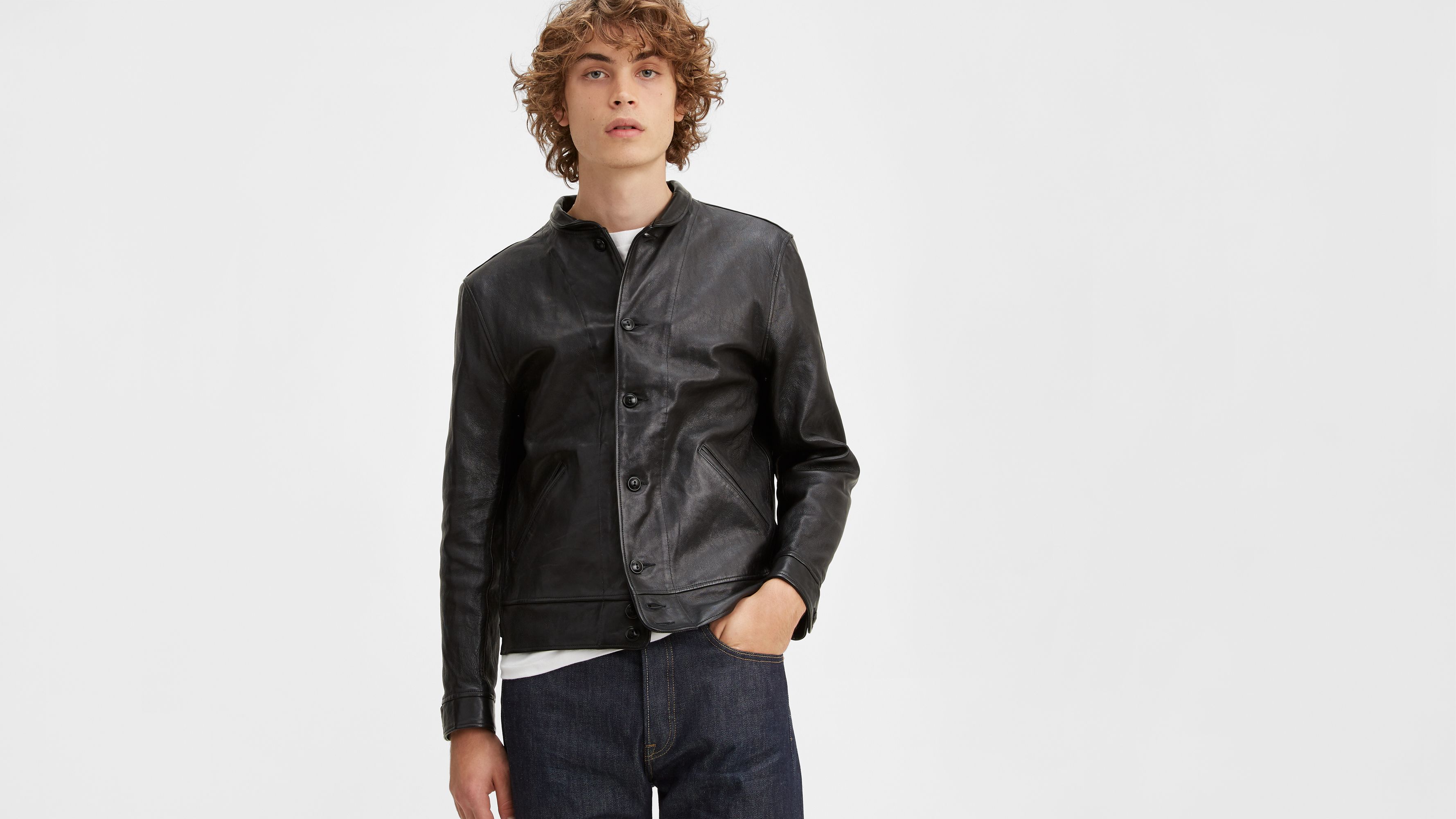 Levi's® Menlo Cossack Jacket - Black | Levi's® US