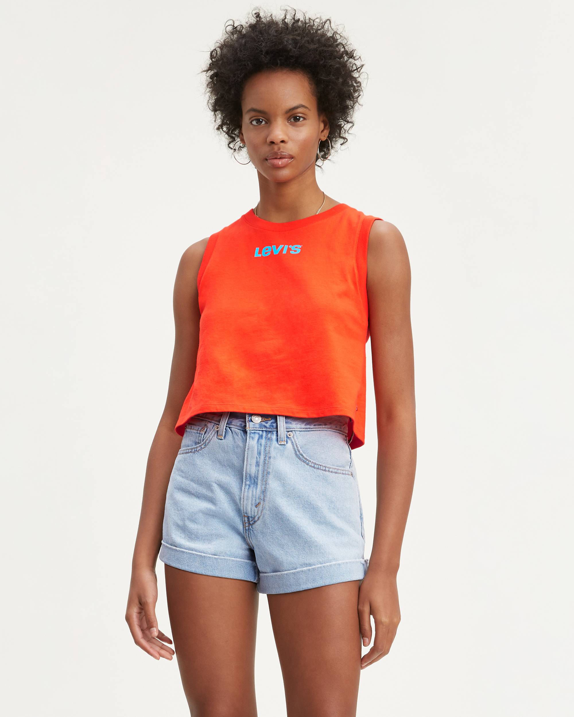 Graphic Crop Tank Top 1