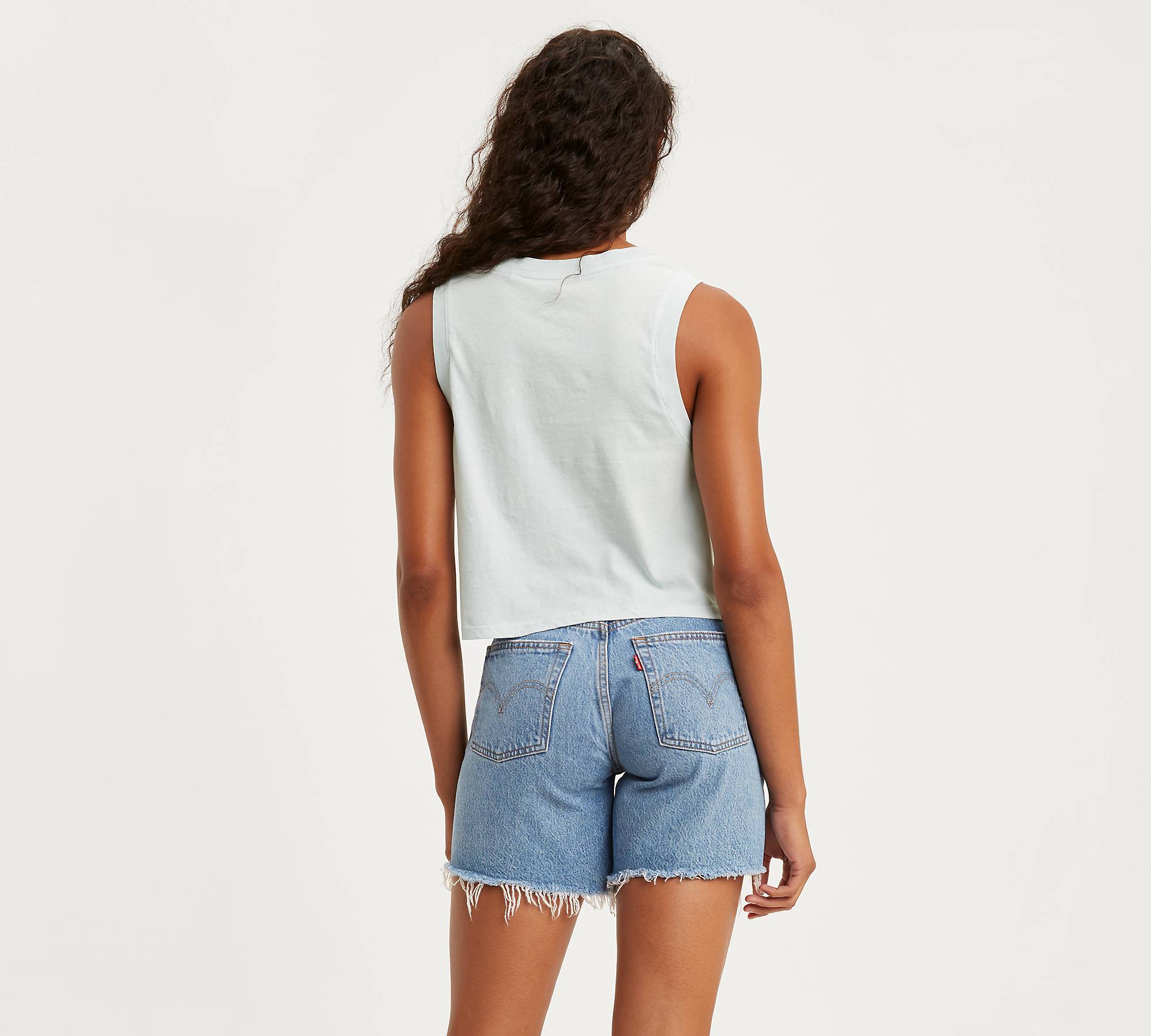 Graphic Cropped Tank Top - White | Levi's® US