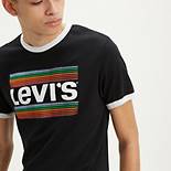 Levi’s® Stripe Sportswear Logo Ringer Tee Shirt 3