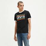 Levi’s® Stripe Sportswear Logo Ringer Tee Shirt 1