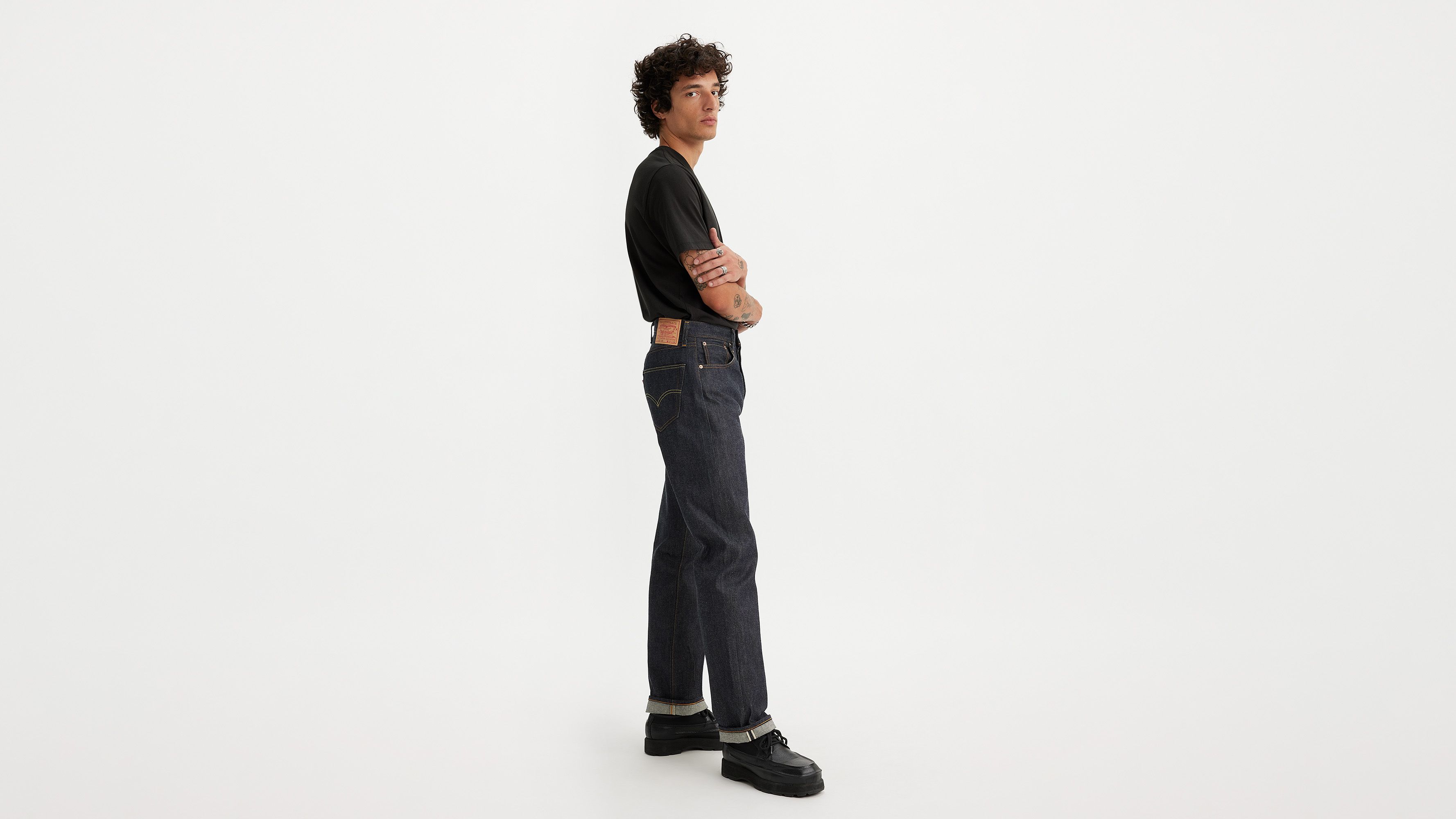 1955 501® Original Fit Selvedge Men's Jeans - Dark Wash | Levi's® US