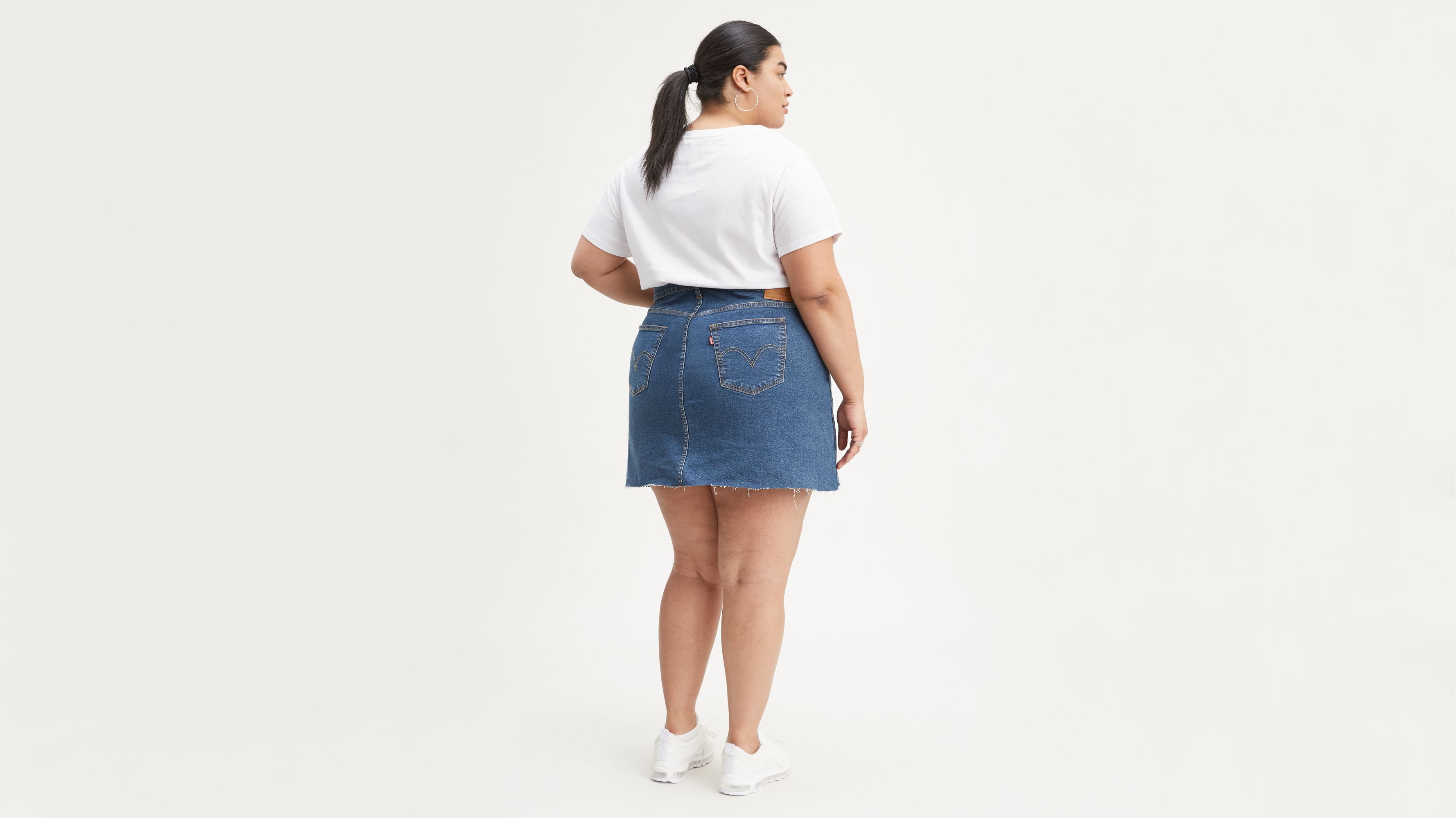 Plus size sale levi skirt