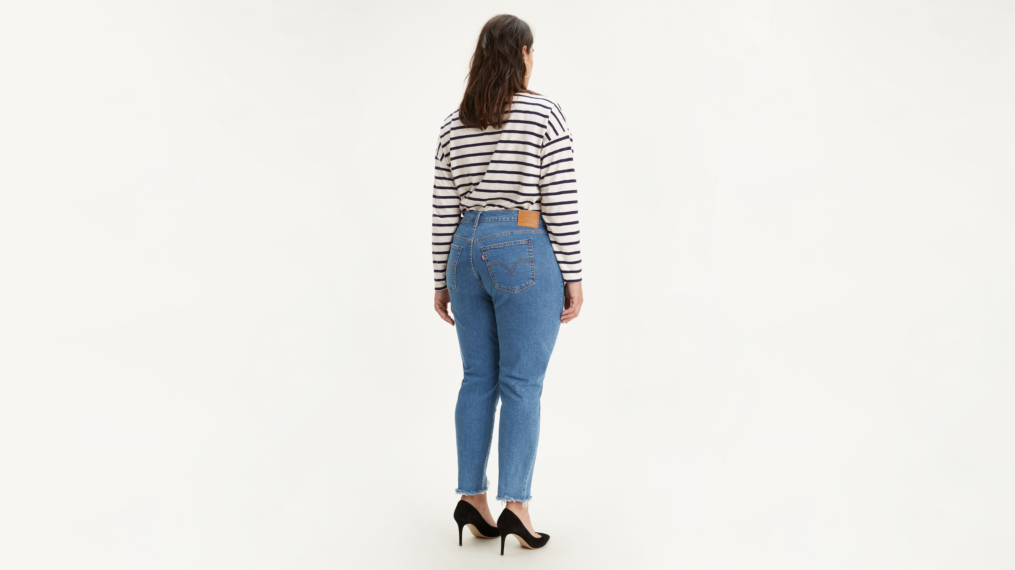 plus size wedgie jeans