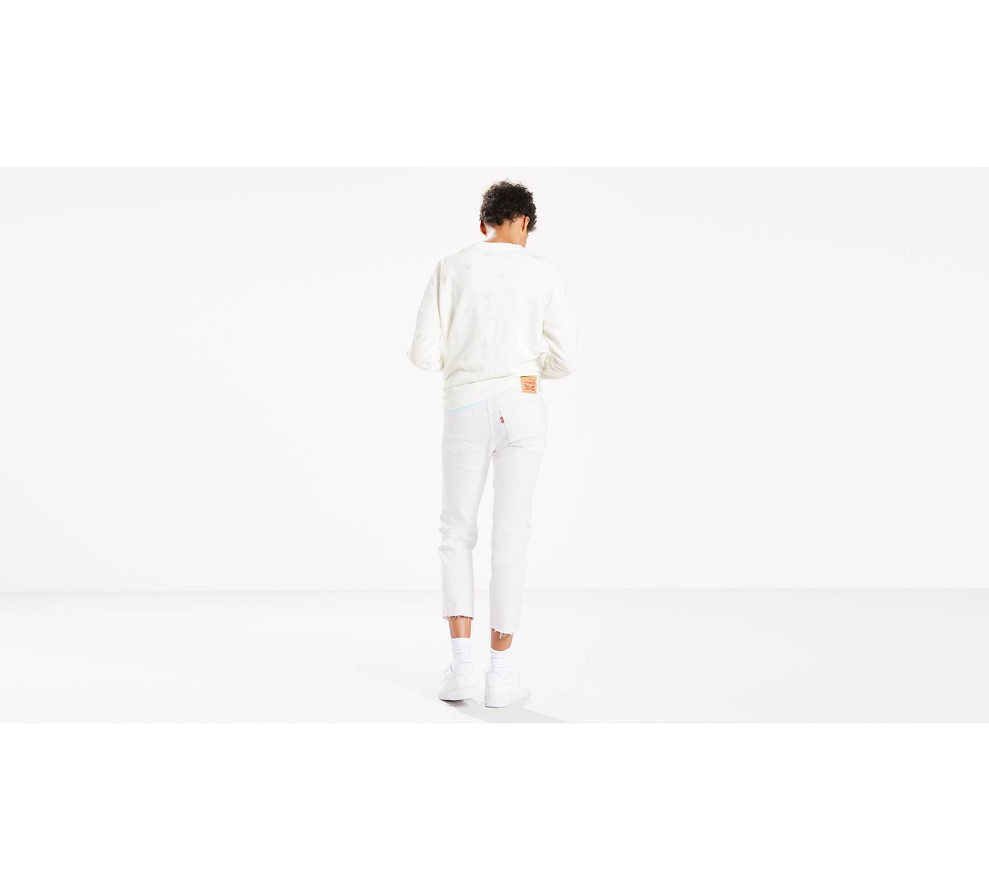 Boyfriend Jeans - White | Levi's® US