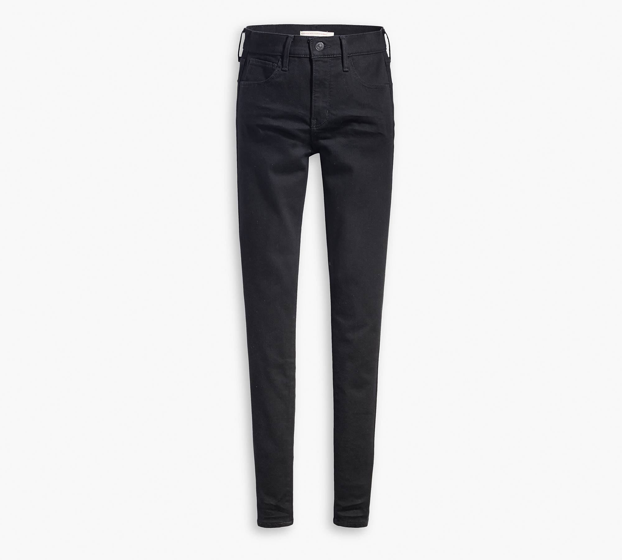720™ High Rise Super Skinny Jeans - Black | Levi's® GB