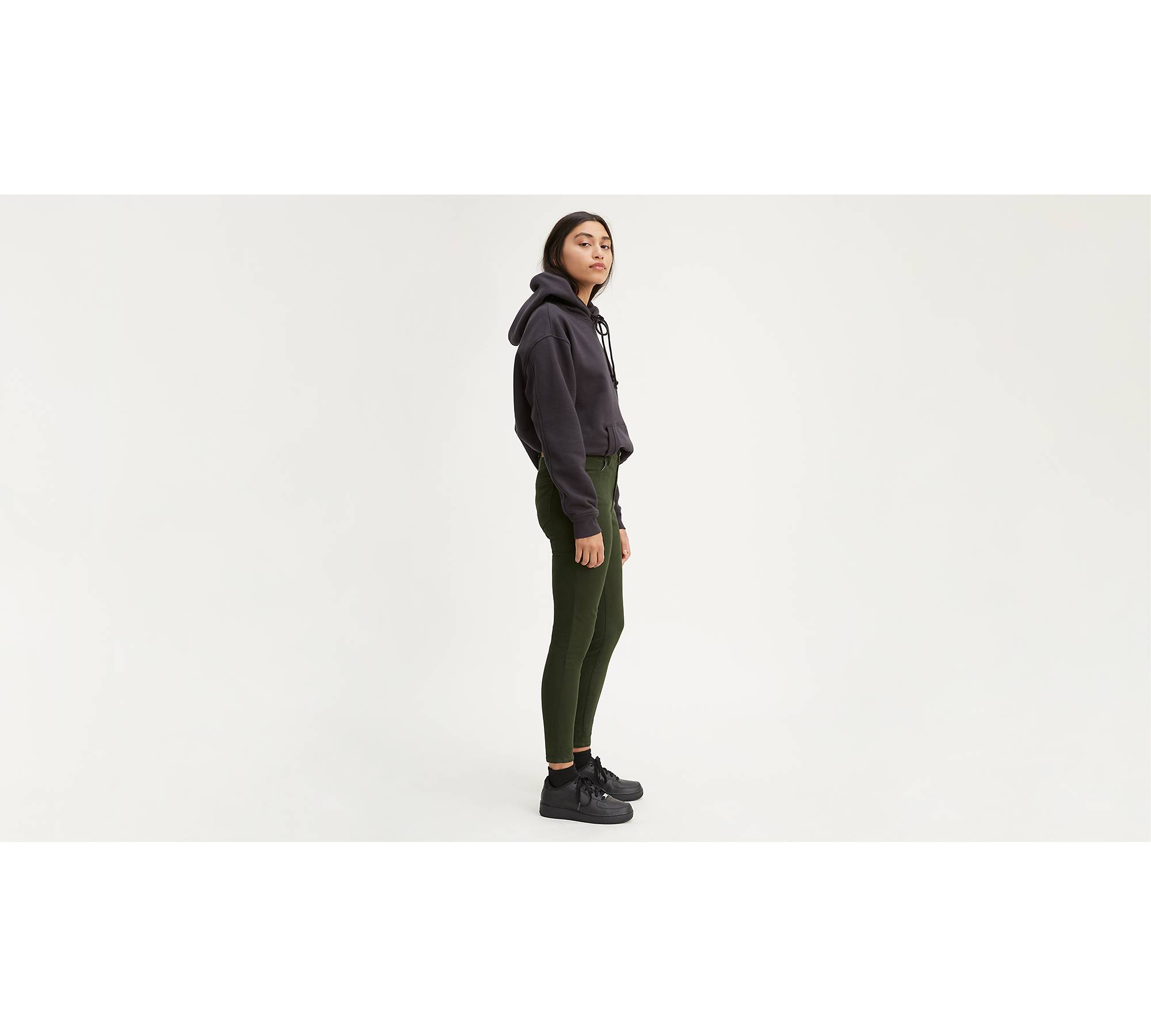 720 High Rise Super Skinny Colored Women's Jeans - Green | Levi's® US