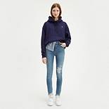 720 High Rise Super Skinny Ripped Women's Jeans 1