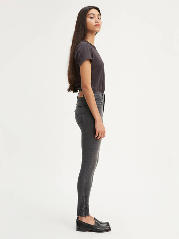 310 Shaping Super Skinny Embroidered Women's Jeans - Grey | Levi's® US