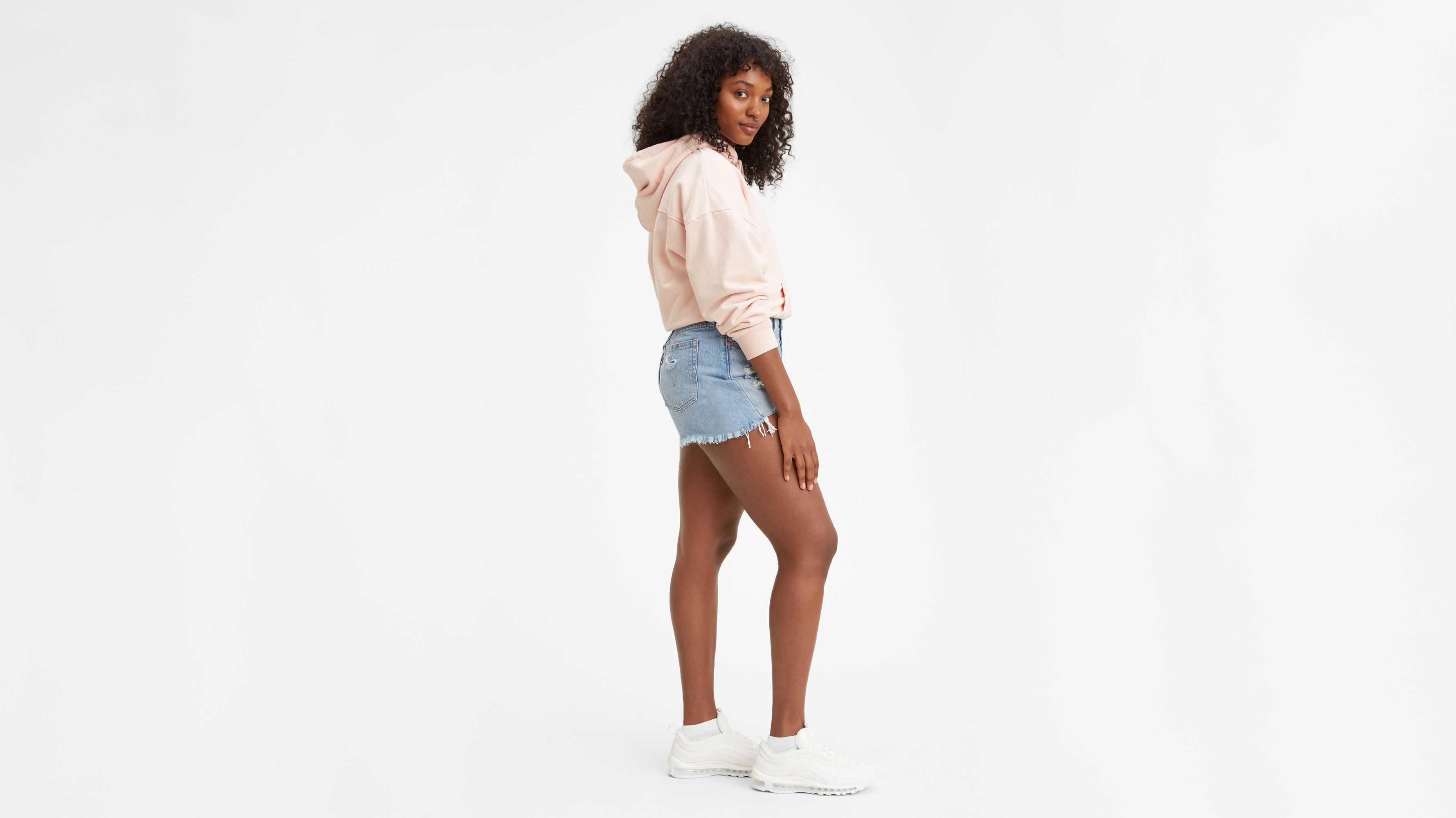 levis shorts womens high waisted