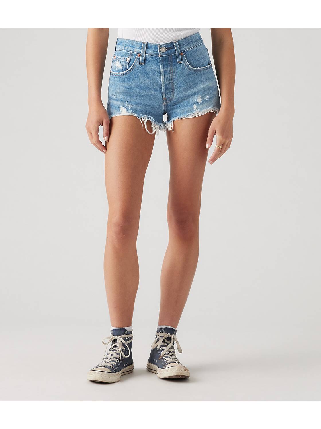 af ru jord Women's Distressed Jeans: Shop Ripped Jean Shorts & Pants | Levi's® US
