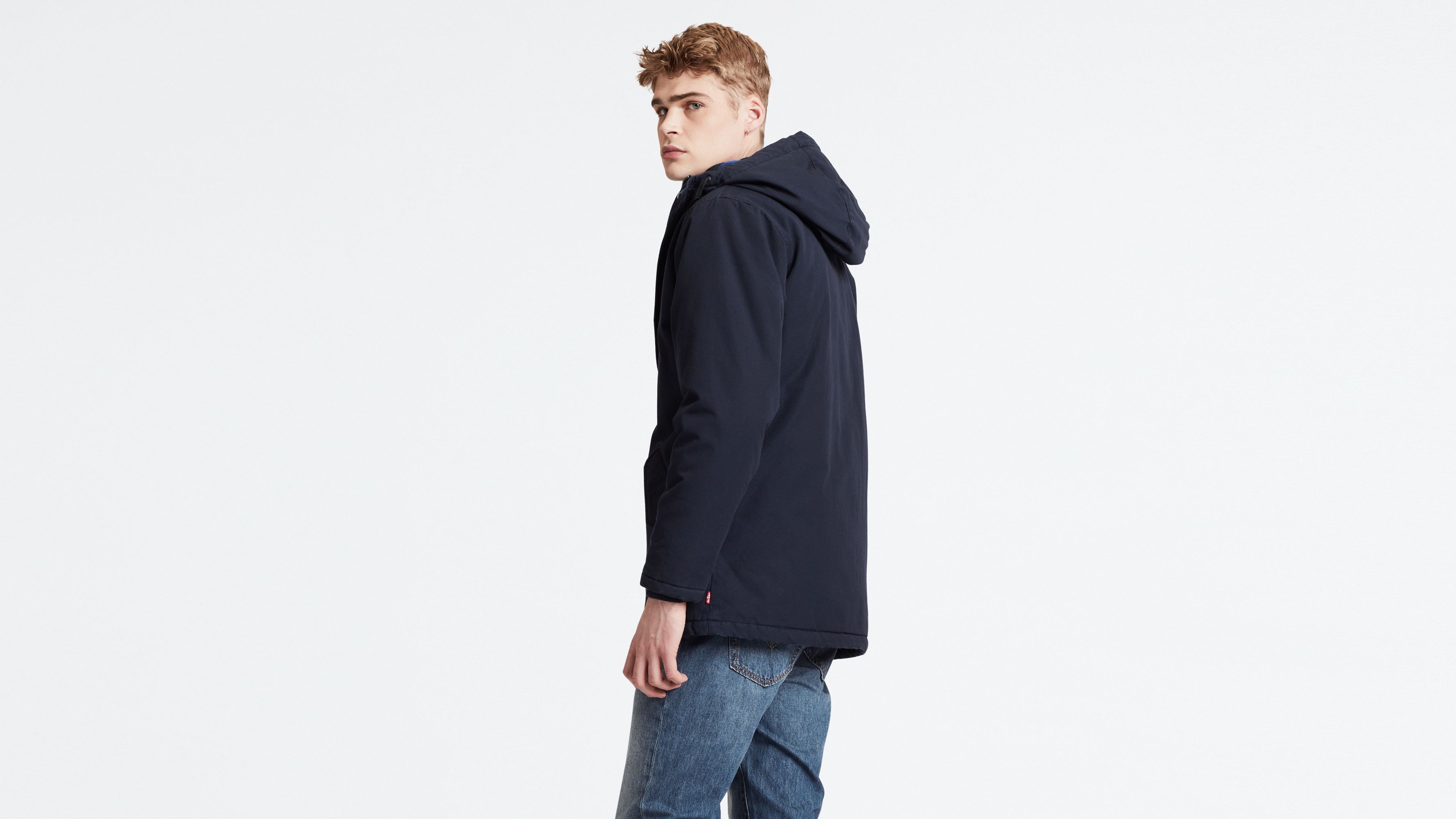 levis thermore padded parka coat