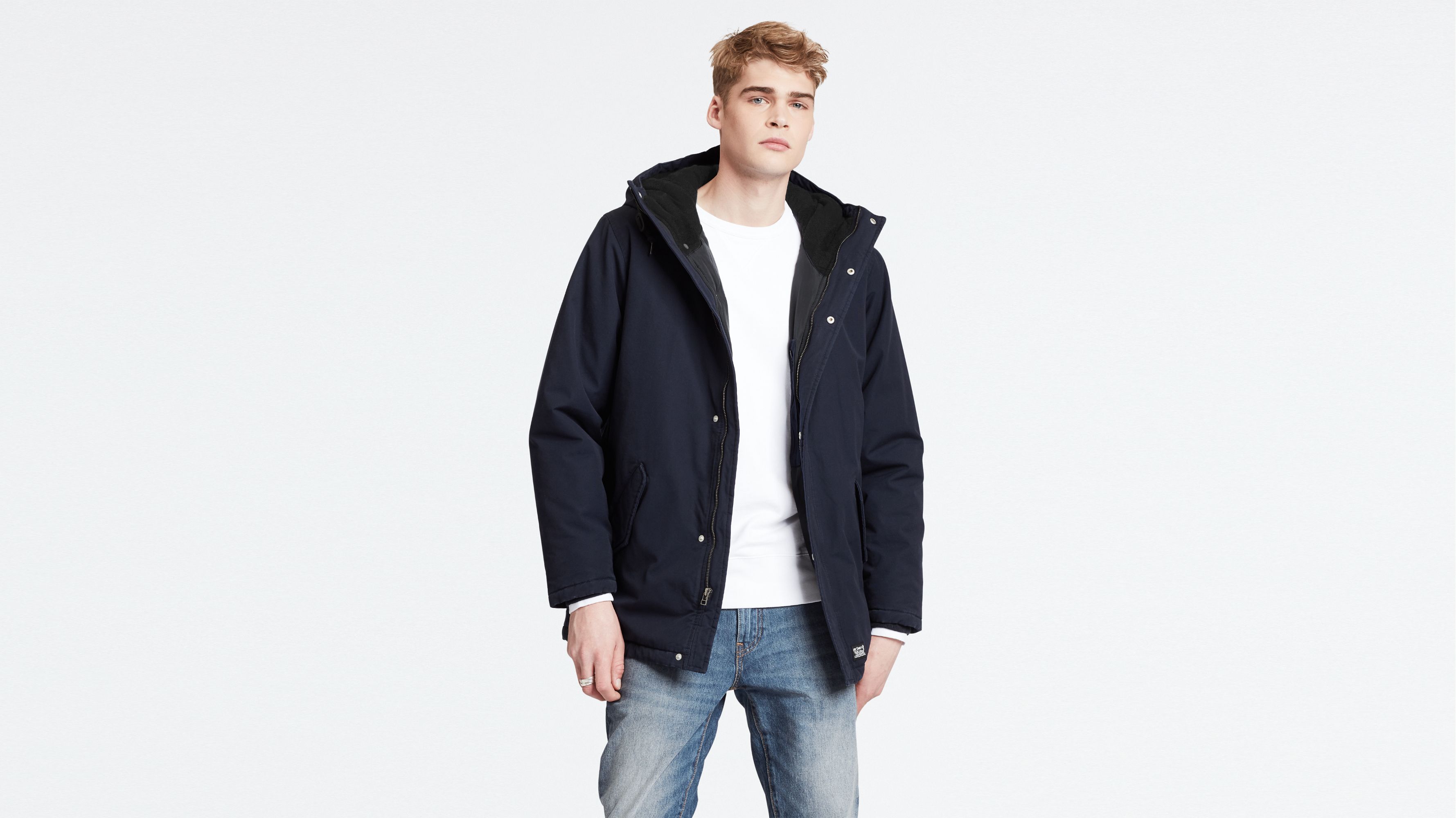 thermore padded parka levis