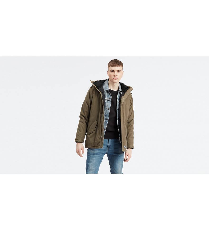 Thermore Padded Parka - Green | Levi's® CZ