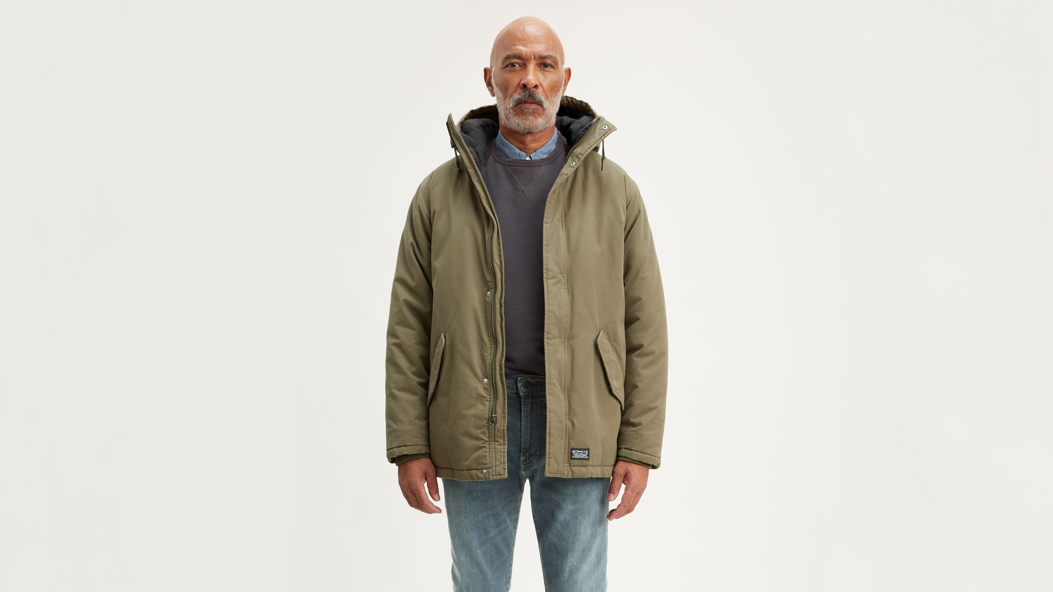 levi's thermore padded parka homme