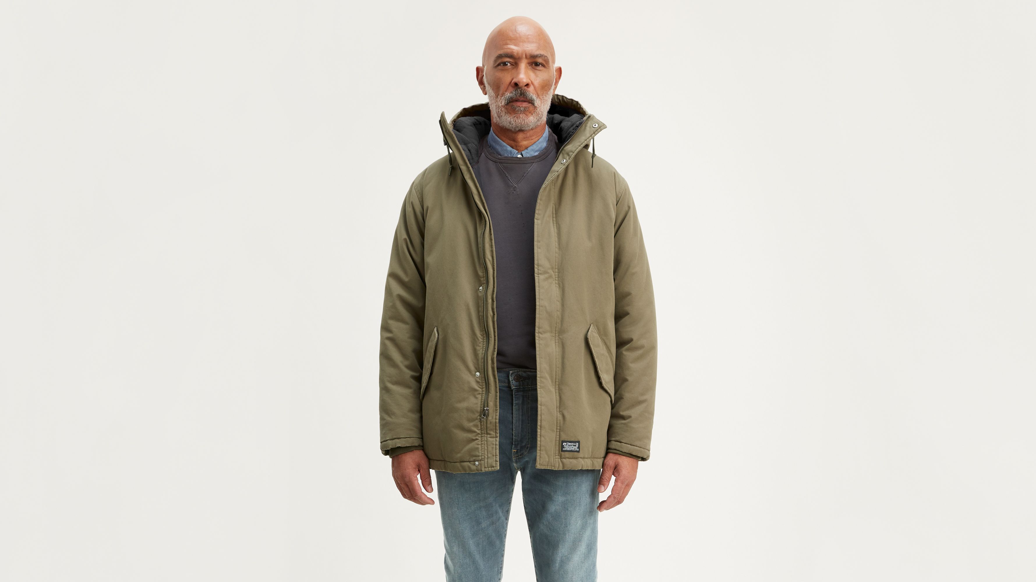 men's levi's parka jacket