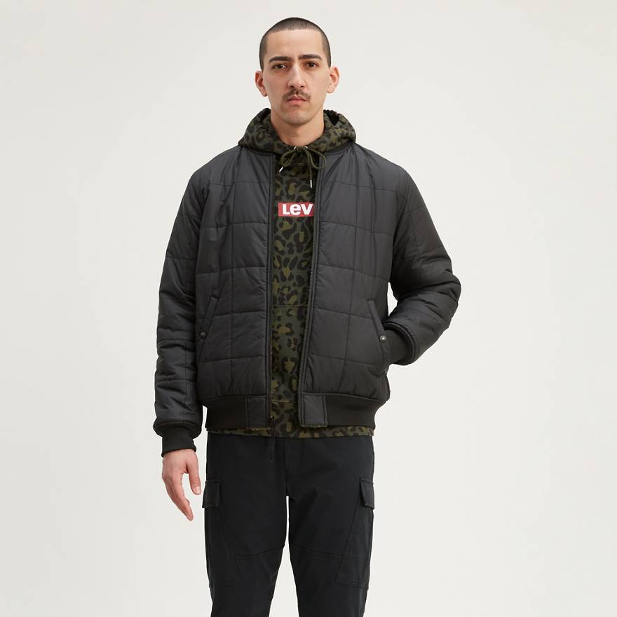 Reversible Sherpa Bomber Jacket 1