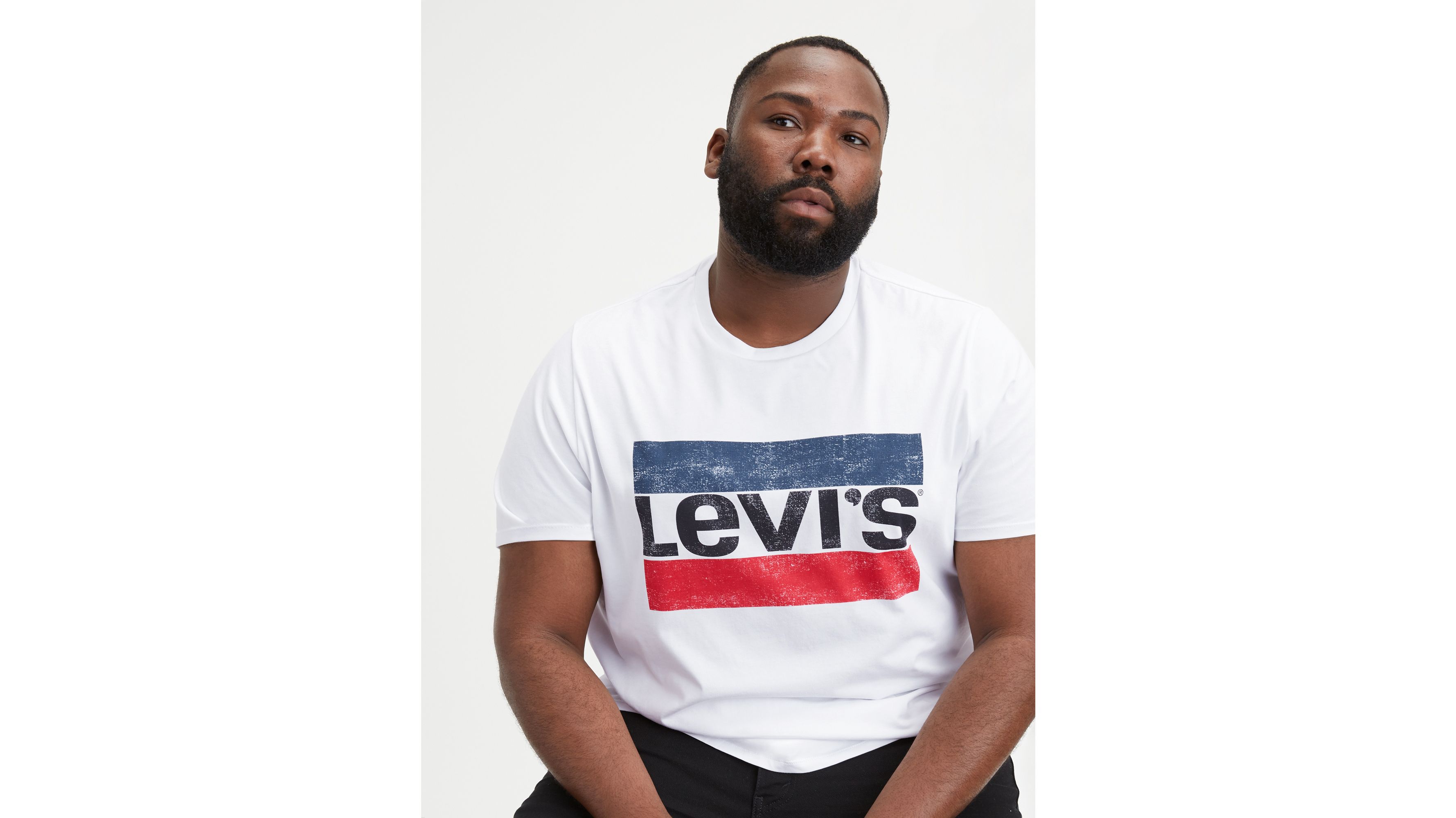 Levi's® Logo Graphic T-shirt (tall) - White | Levi's® US