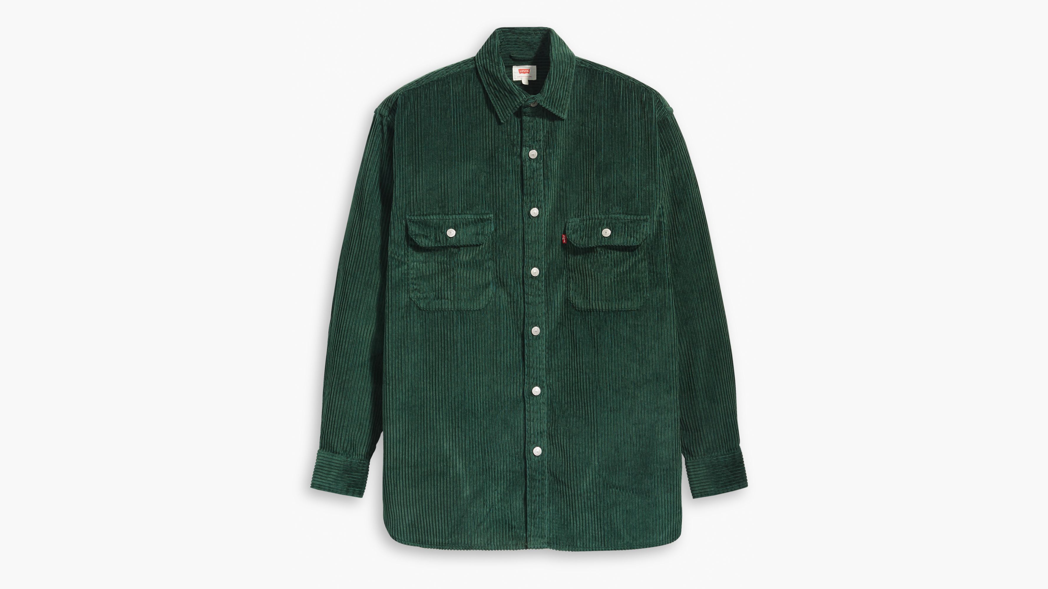 Corduroy Oversized Worker Shirt - Green | Levi's® US