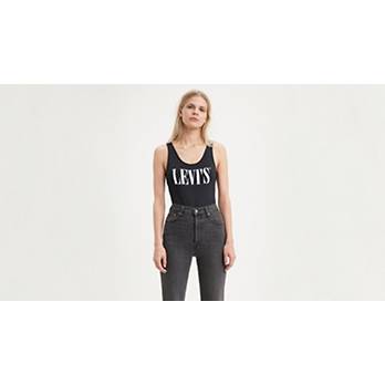Levi's® Logo Bodysuit - Women's Bodysuits in Chinese Red, Buckle