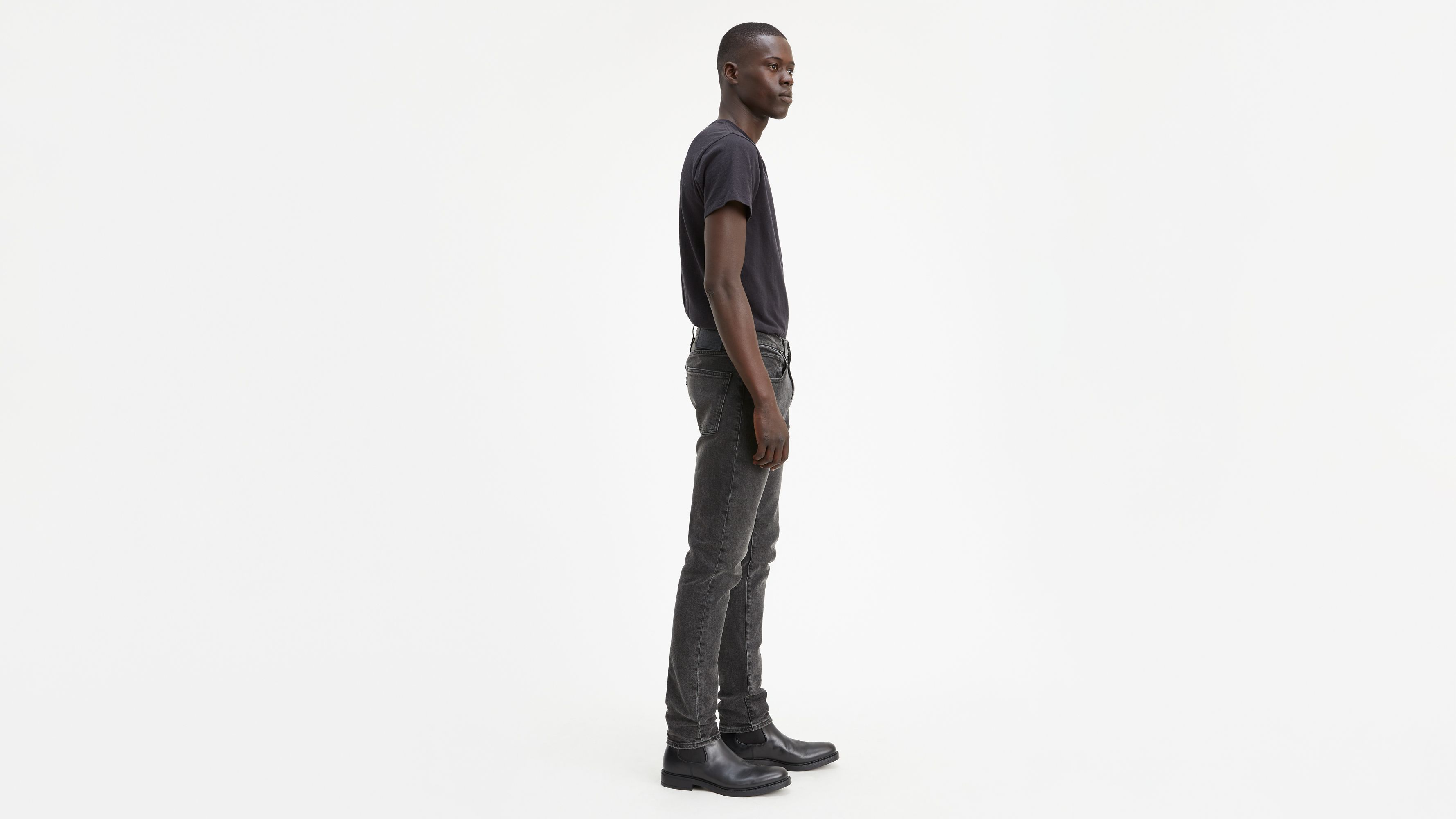 levi's made and crafted 512 black wolf