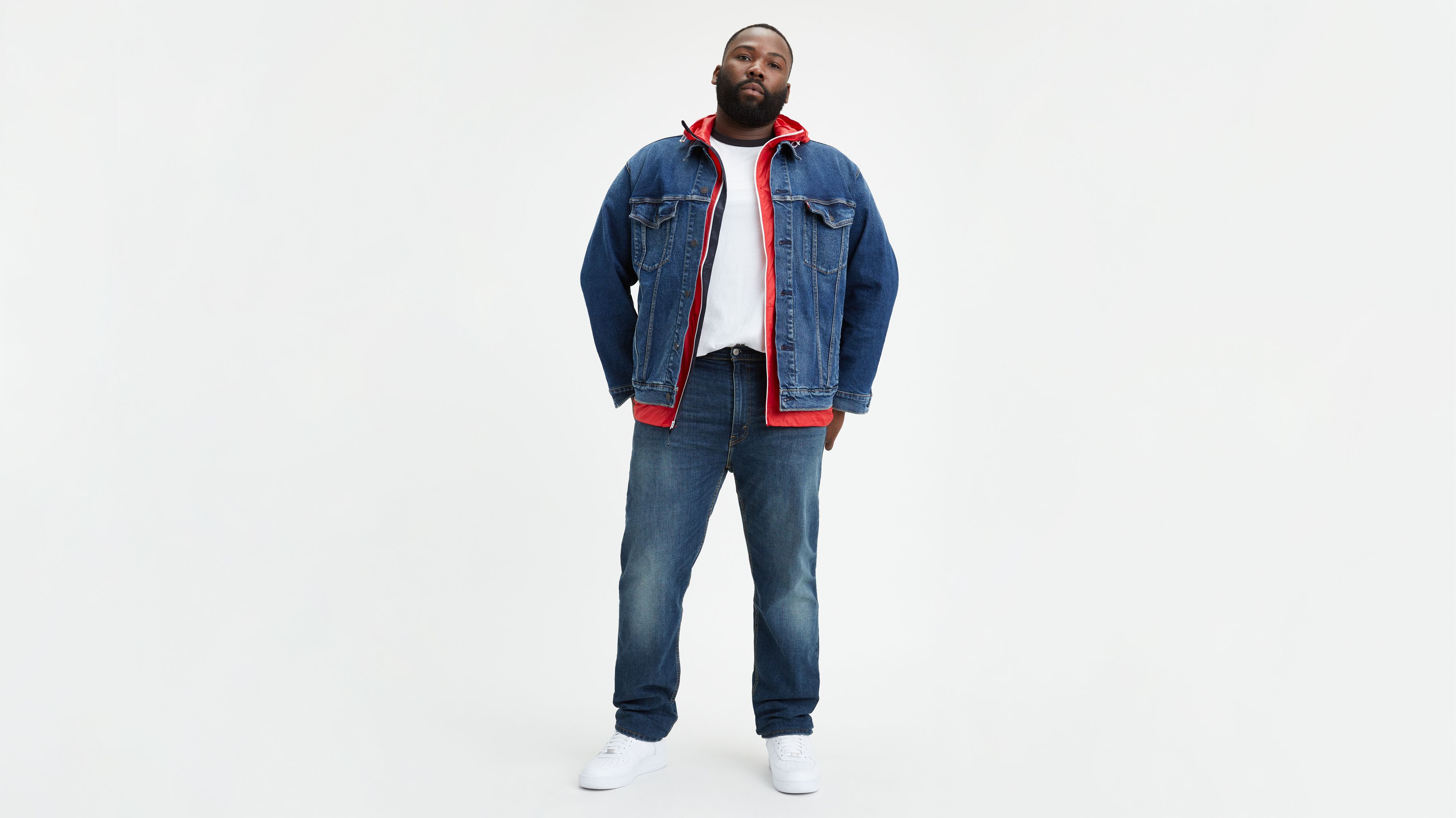 white levis 501 big tall