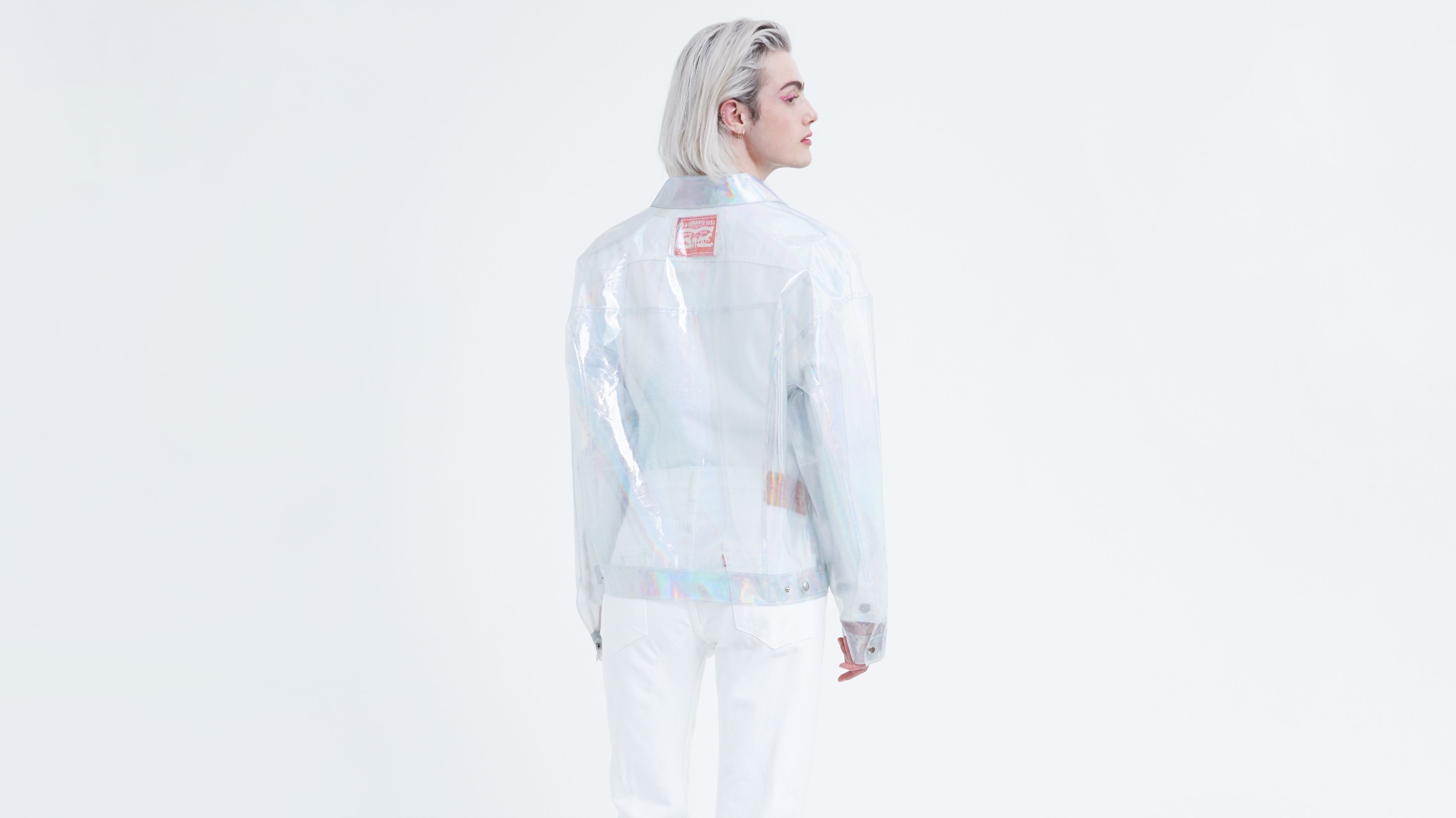levis transparent jacket