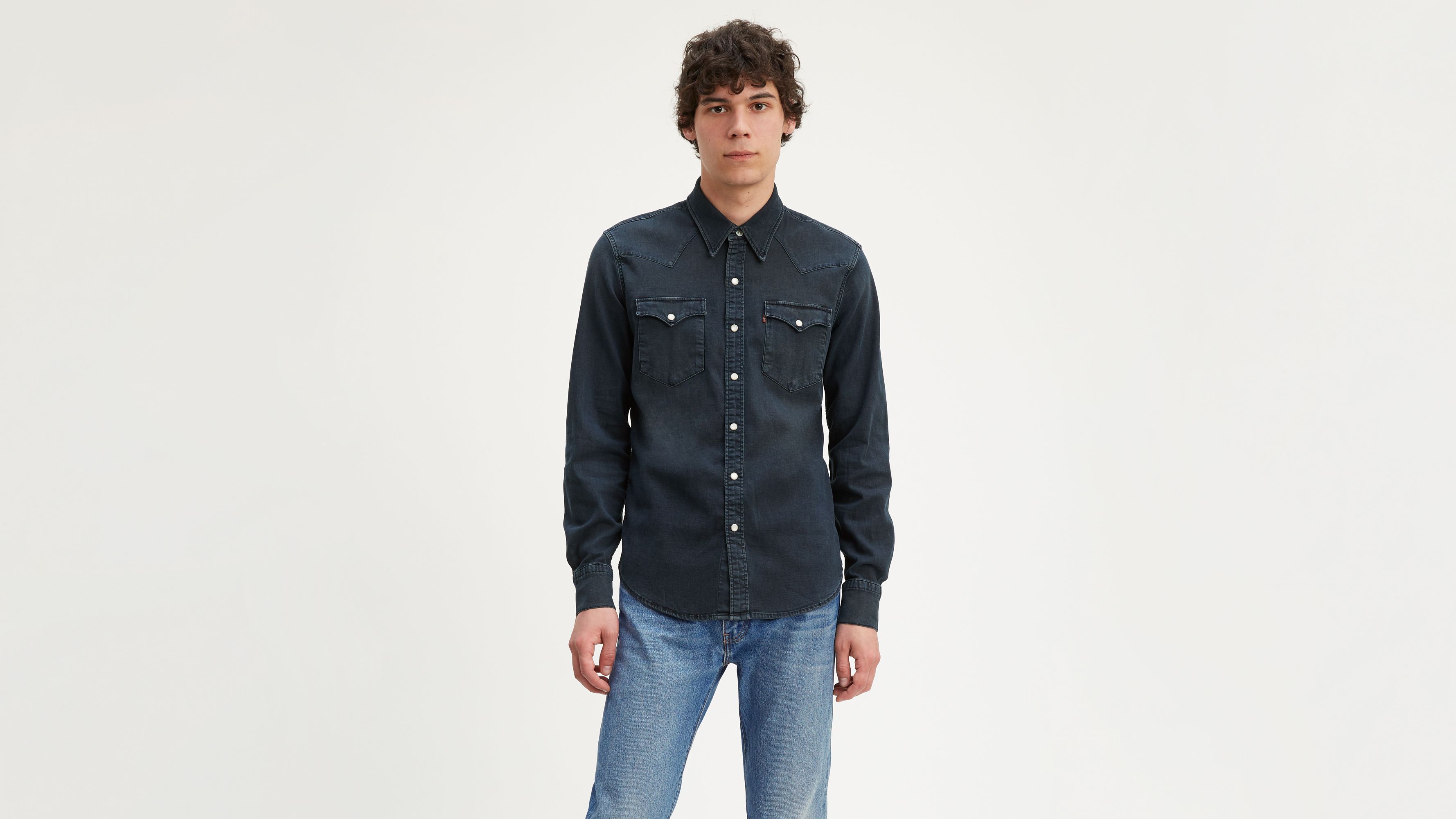 Levi's barstow hot sale western black