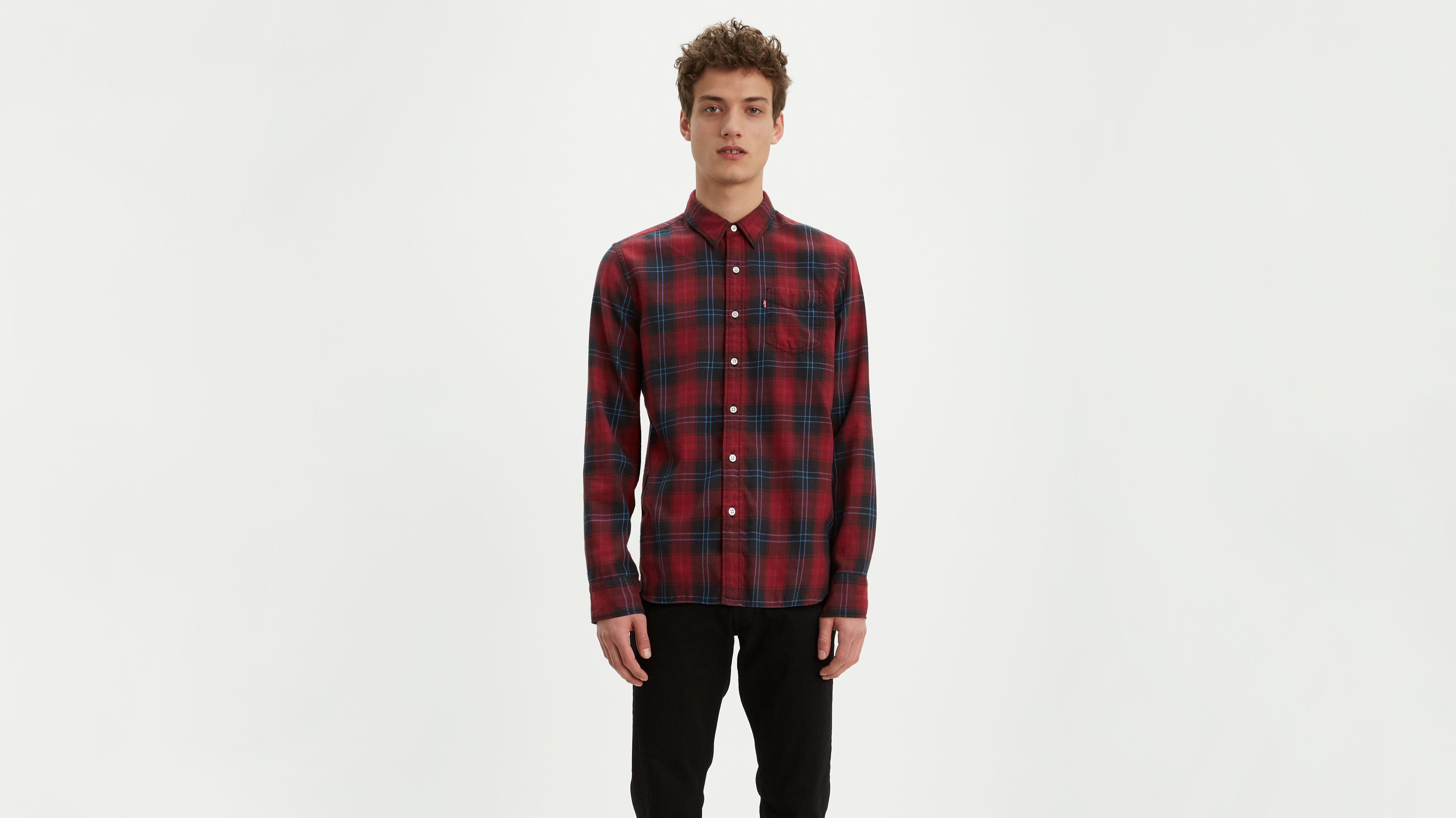 Tartan levis hotsell t shirt