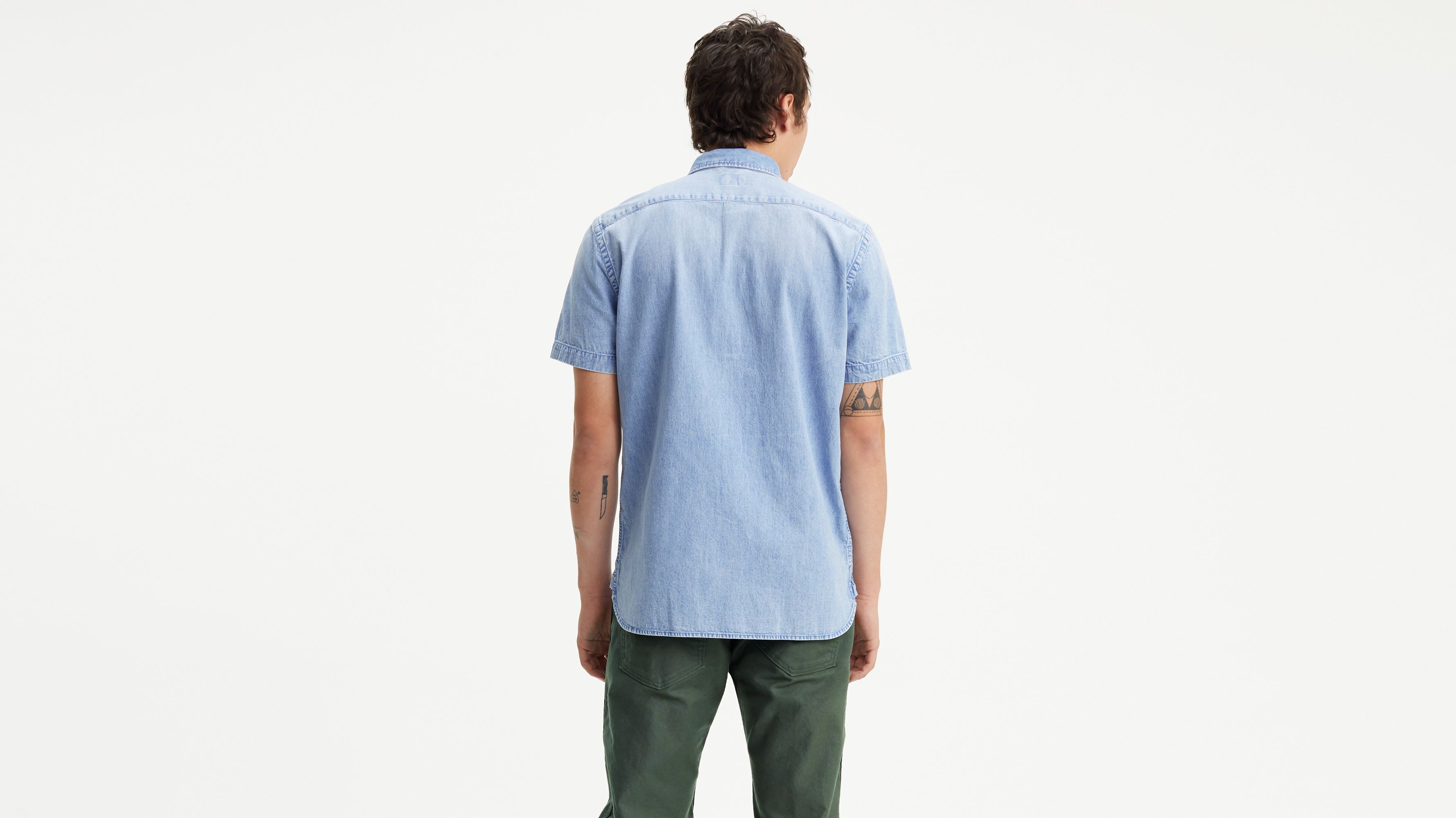 Short Sleeve Sunset One Pocket Shirt 2