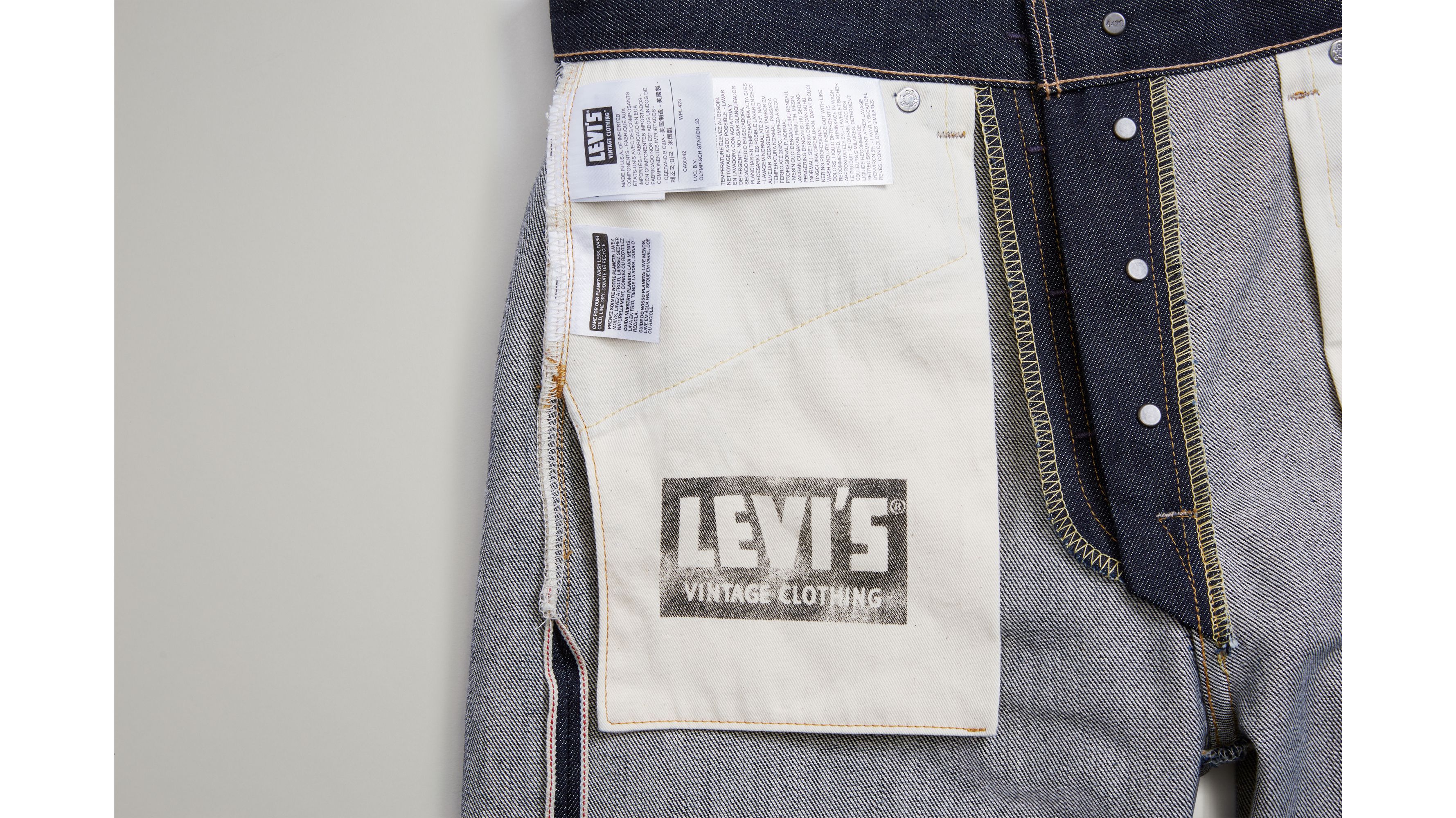 1966 501® Original Fit Selvedge Men's Jeans - Dark Wash | Levi's® US