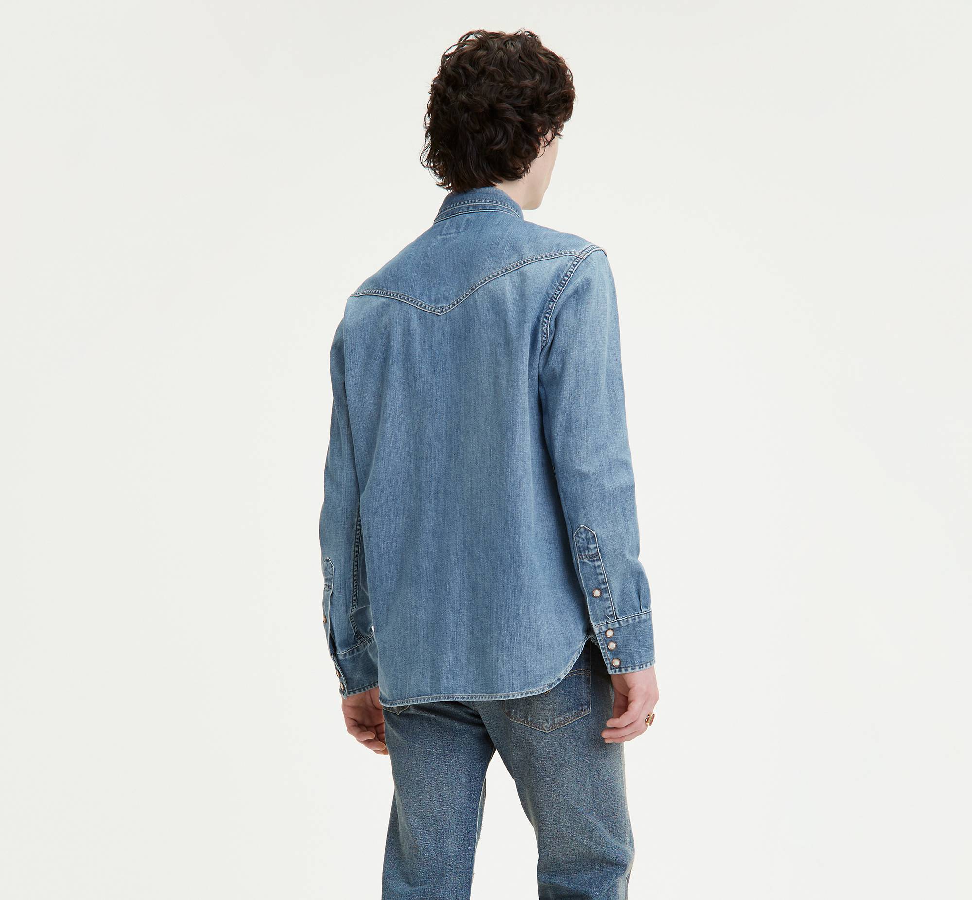 Levi's® Vintage Clothing 50's Western Denim Shirt - Blue | Levi's® CZ